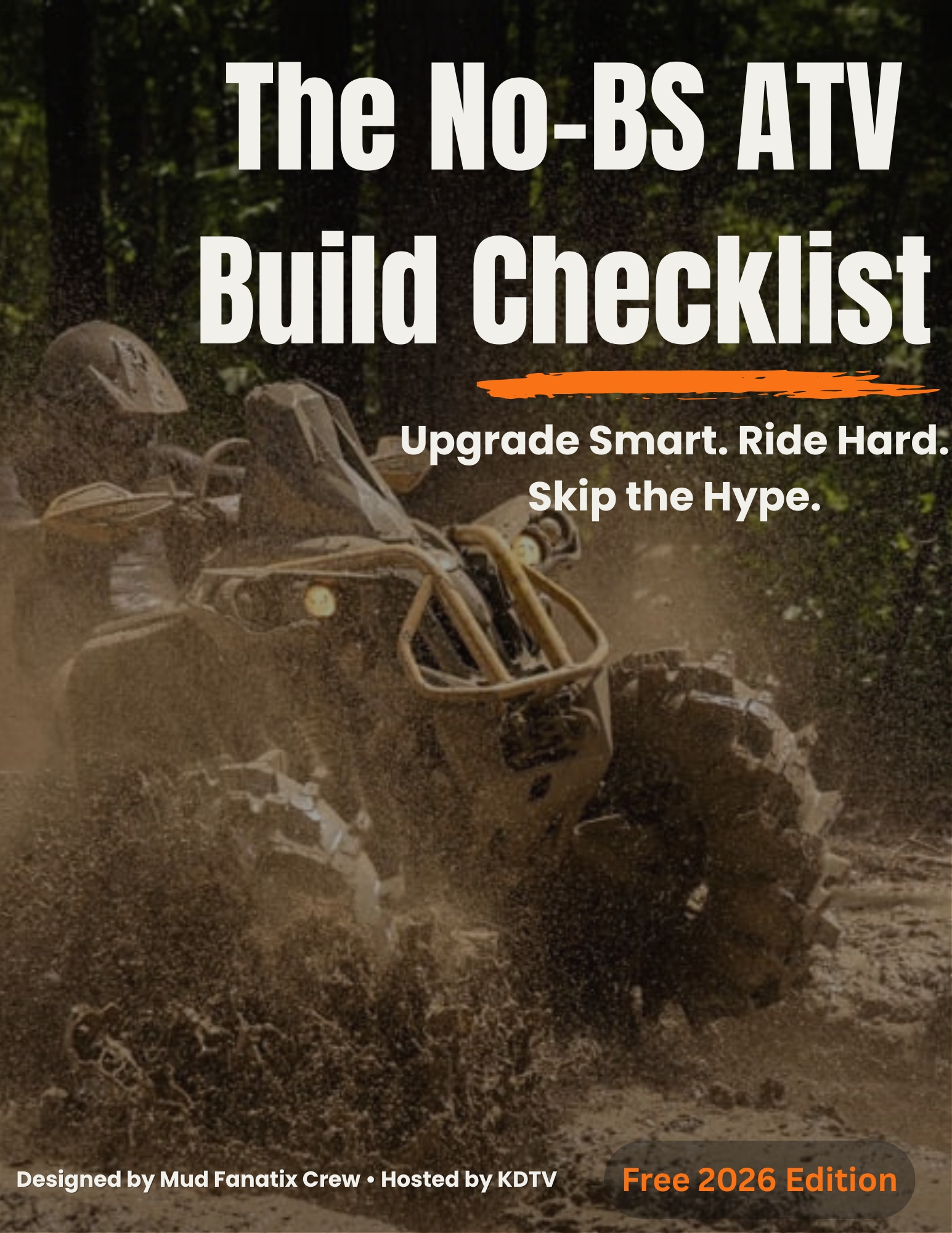 The FREE No-BS ATV Build Checklist *2026 Edition*