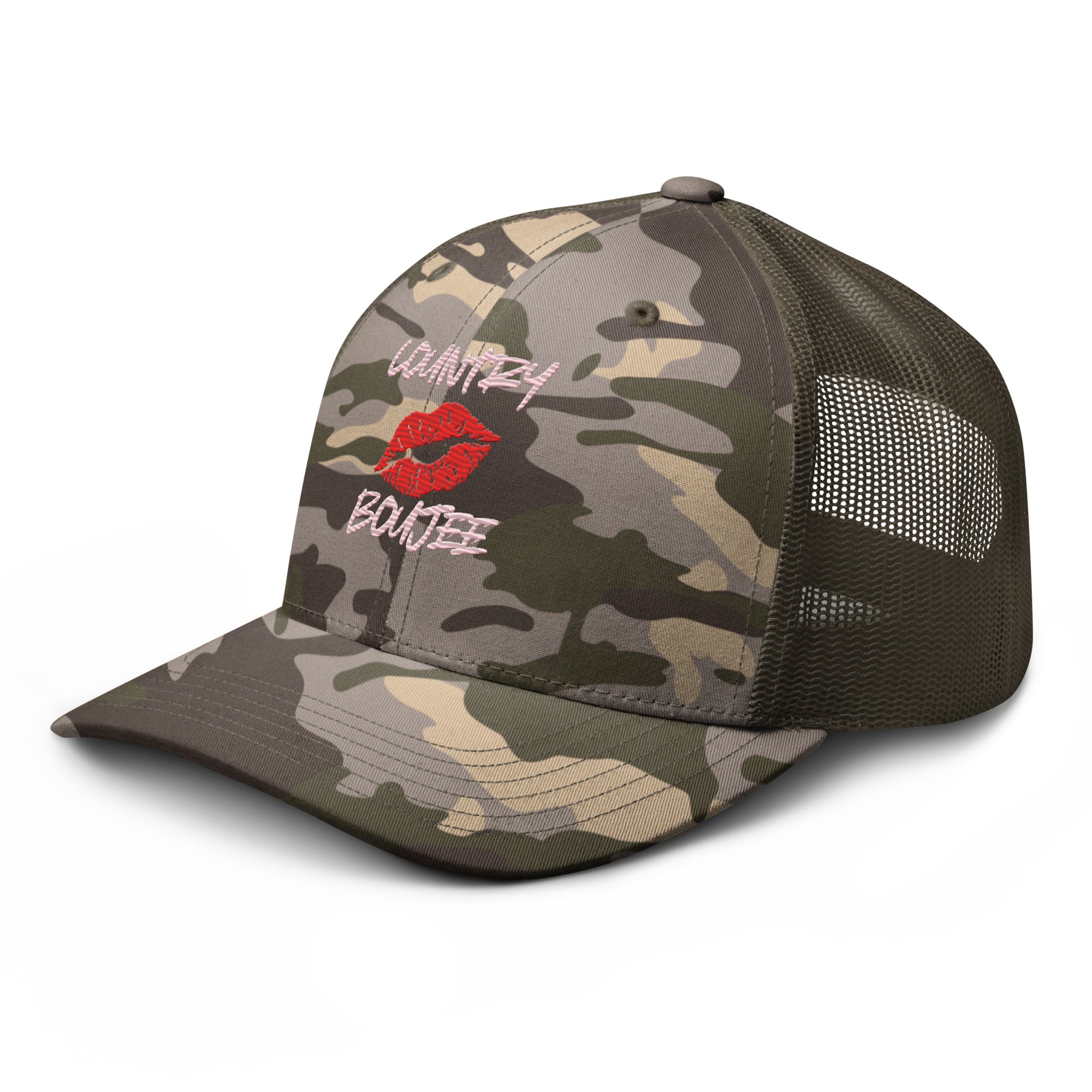 Country Boujee Camouflage Trucker Hat - Country Boi Fly