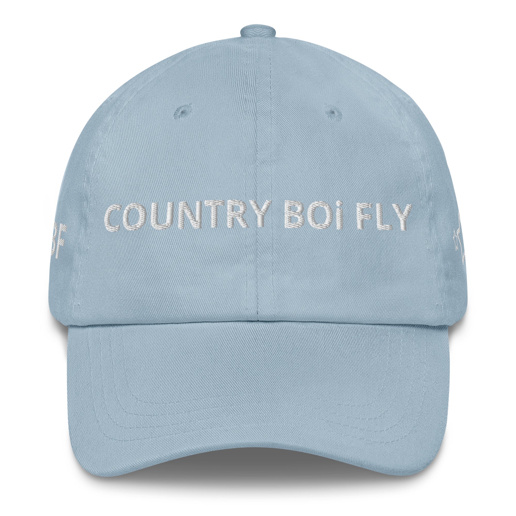 COUNTRY BOi FLY Dad Hat - Light Blue with White Print - Country Boi Fly