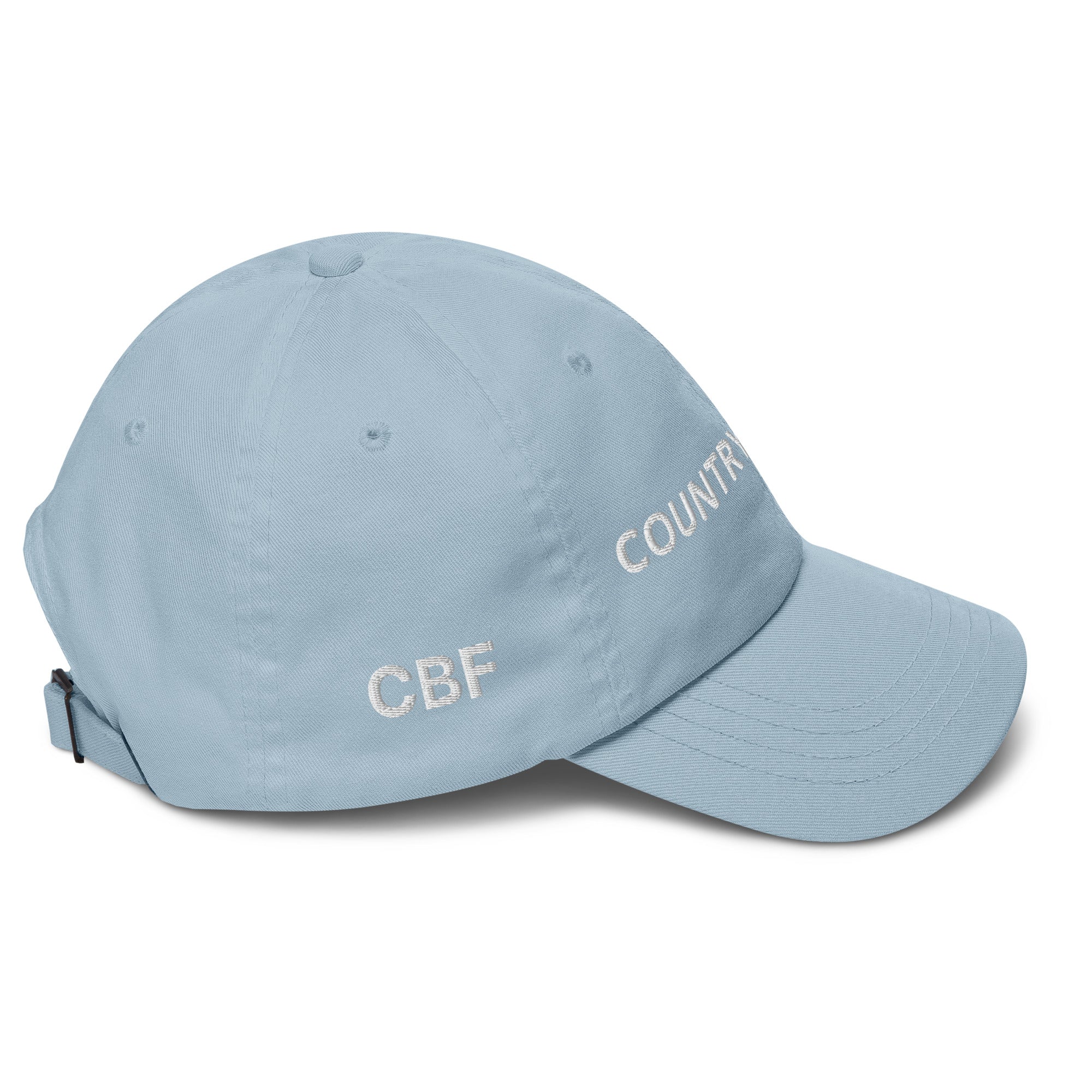 COUNTRY BOi FLY Dad Hat - Light Blue with White Print - Country Boi Fly