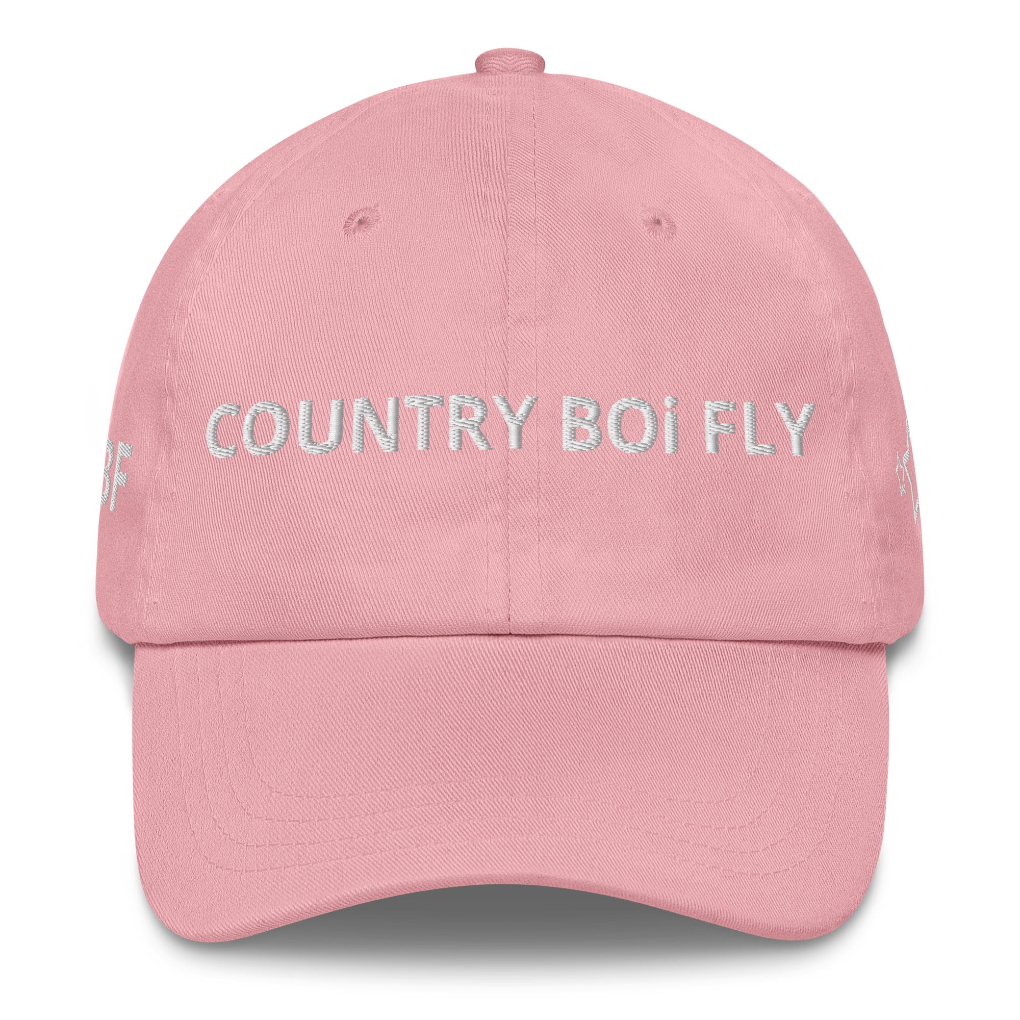 COUNTRY BOi FLY Dad Hat - Pink with White Print - Country Boi Fly