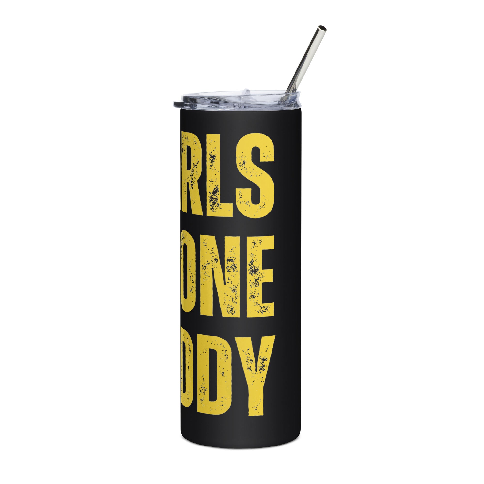 Girls Gone Muddy Stainless Steel Tumbler | Yellow Print