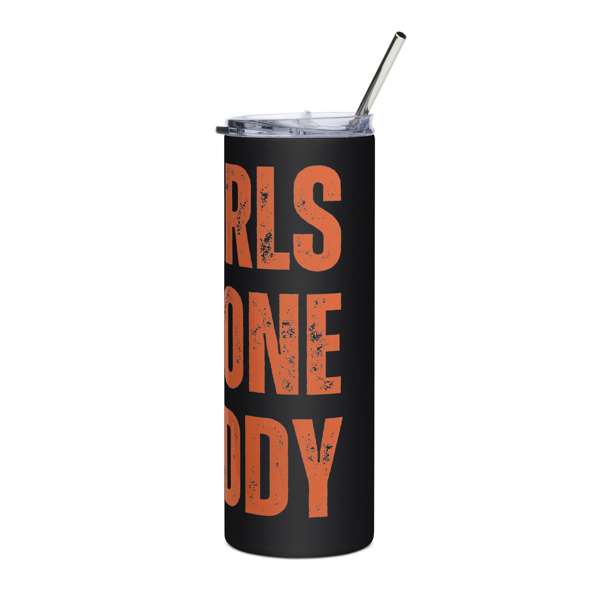 Girls Gone Muddy Stainless Steel Tumbler | Orange Print