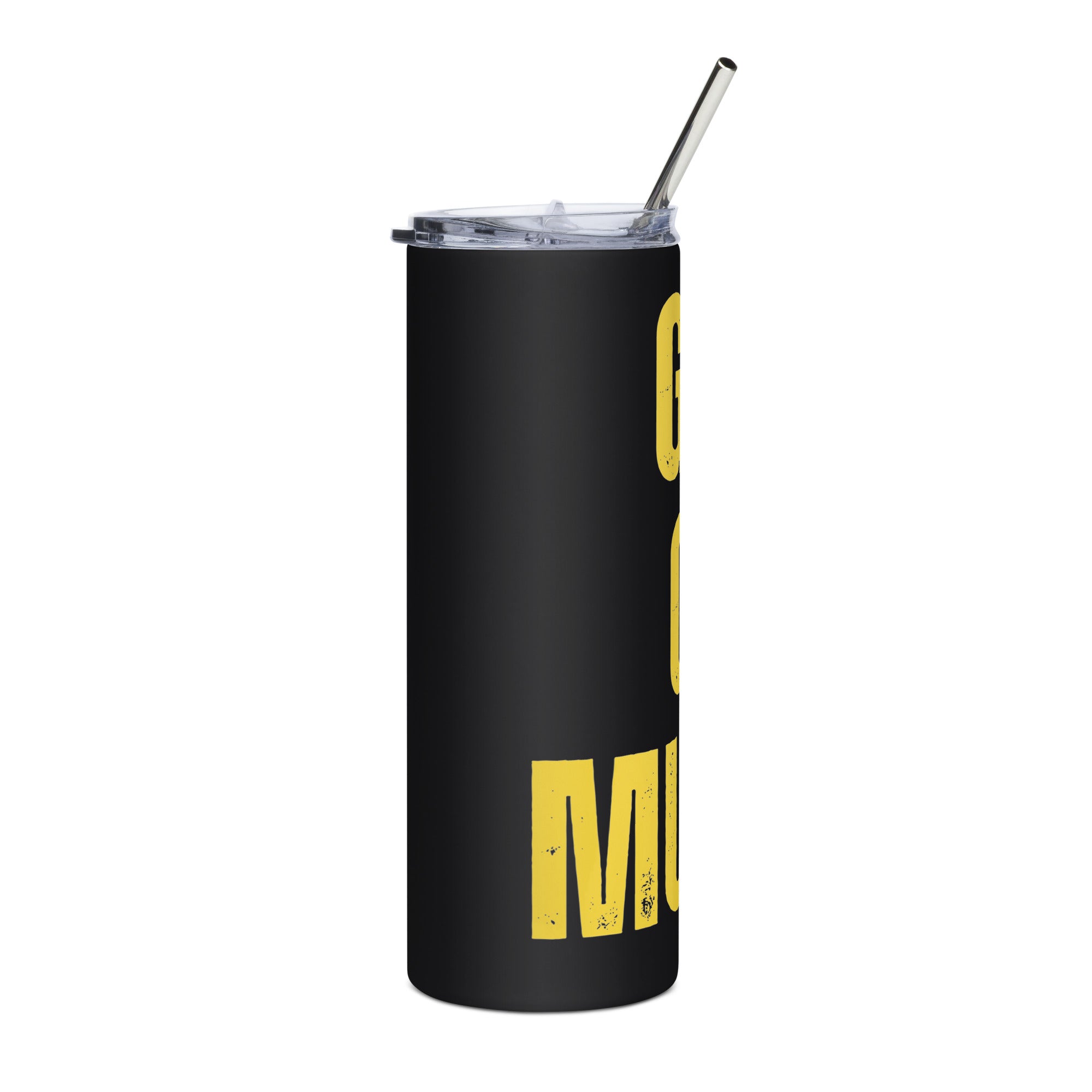 Girls Gone Muddy Stainless Steel Tumbler | Yellow Print