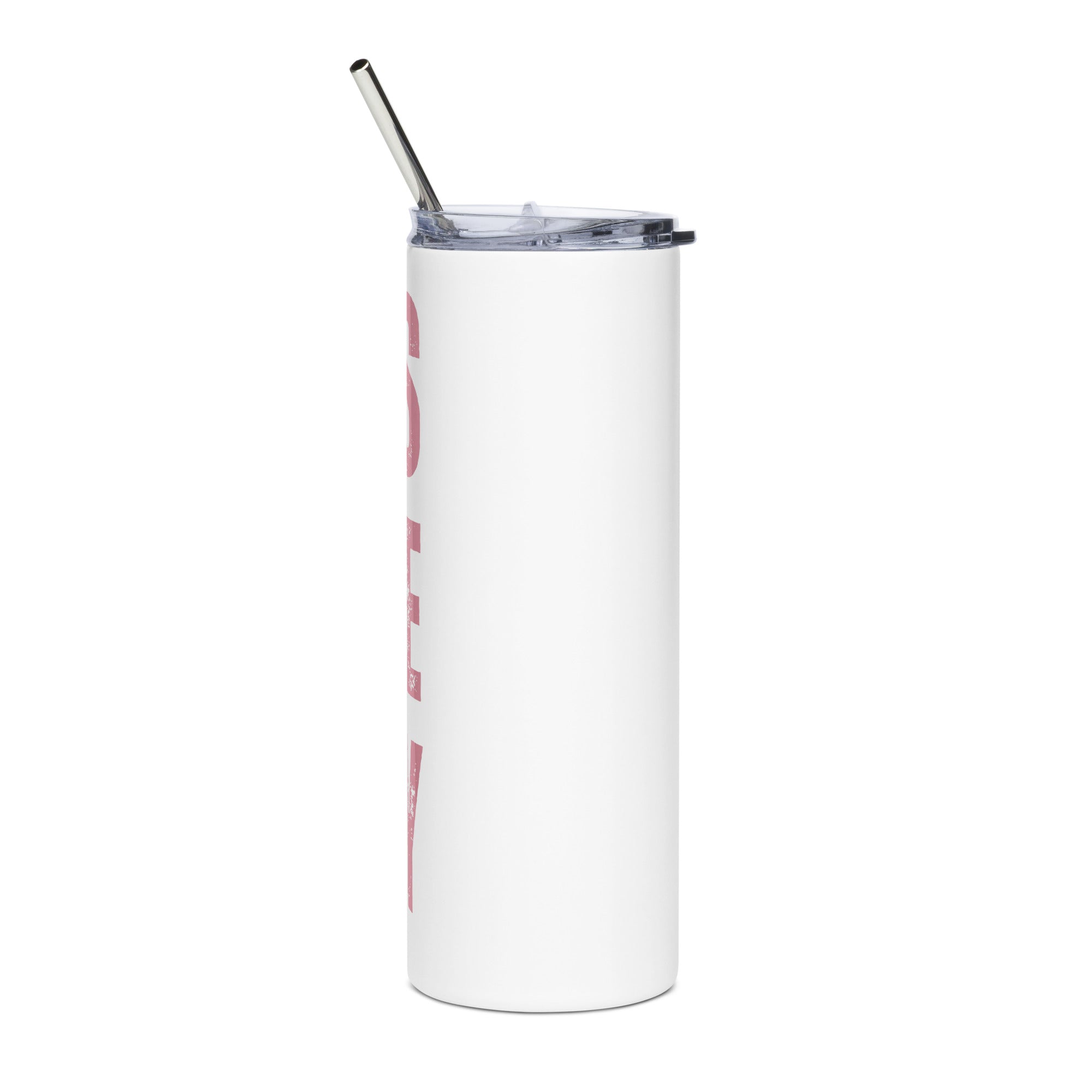 Girls Gone Muddy Stainless Steel Tumbler | Pink Print