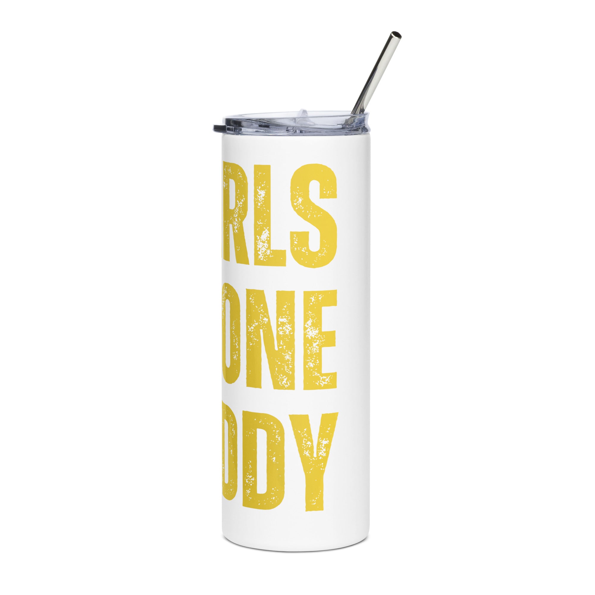 Girls Gone Muddy Stainless Steel Tumbler | Yellow Print