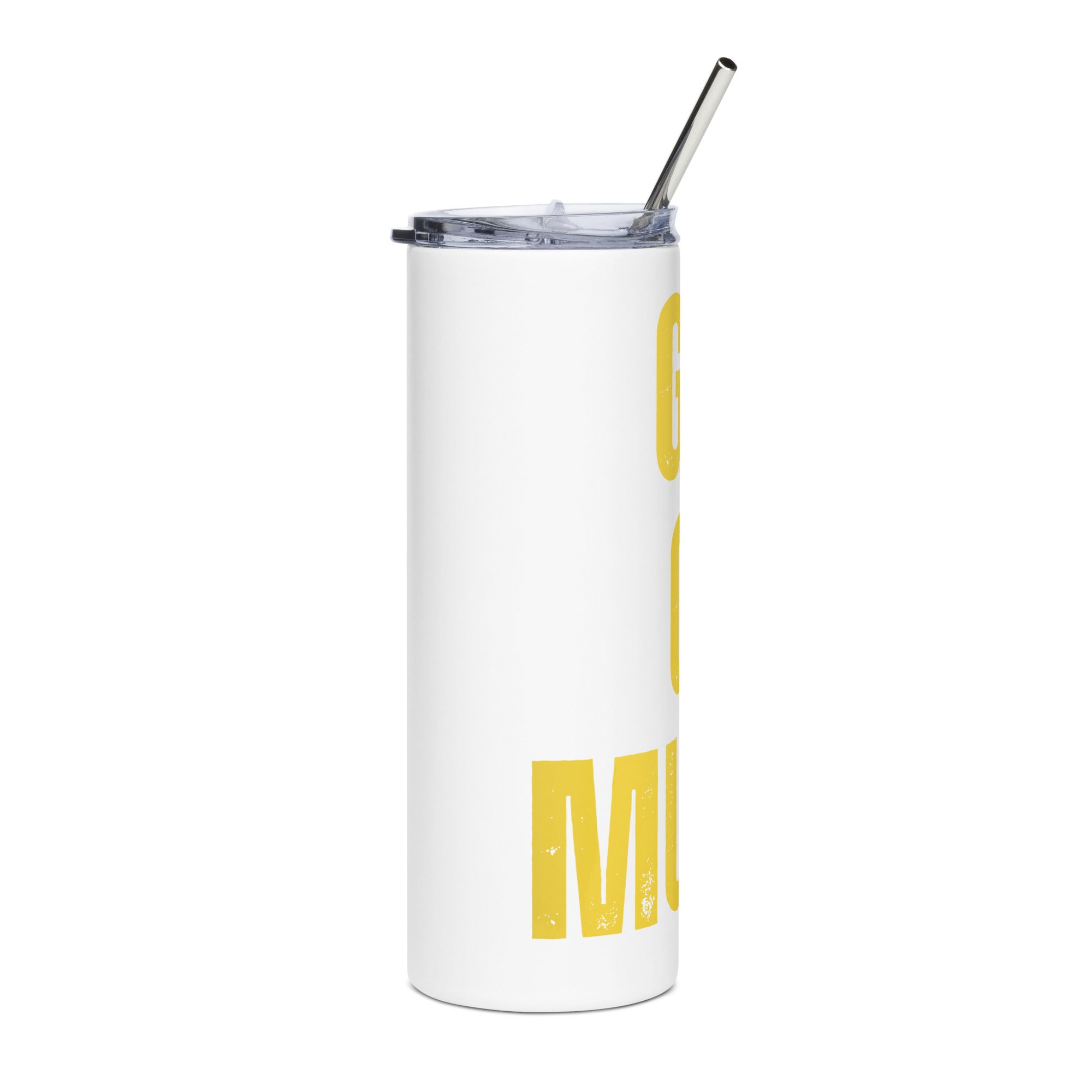 Girls Gone Muddy Stainless Steel Tumbler | Yellow Print