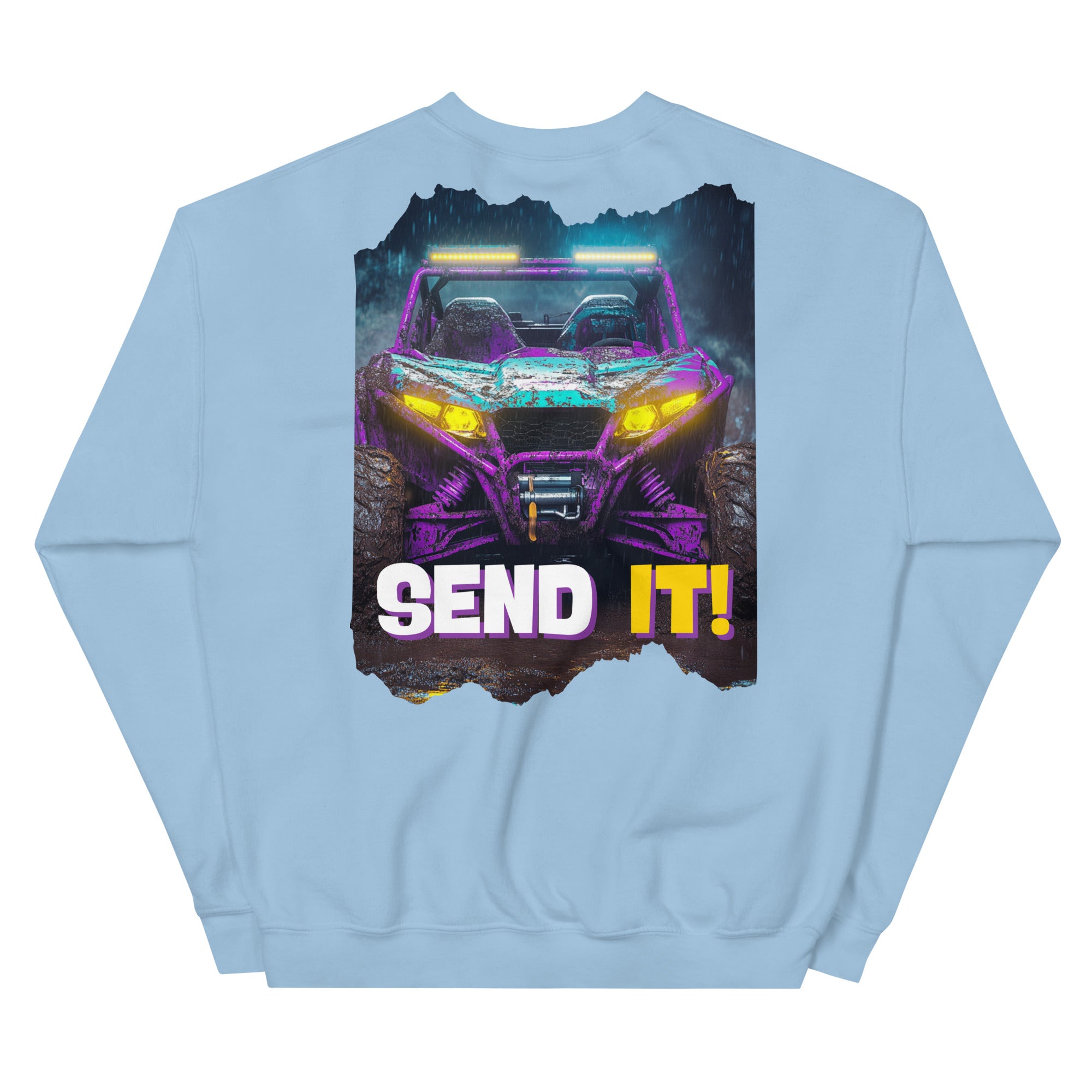 Send It! Unisex Sweatshirt - Light Blue - Country Boi Fly