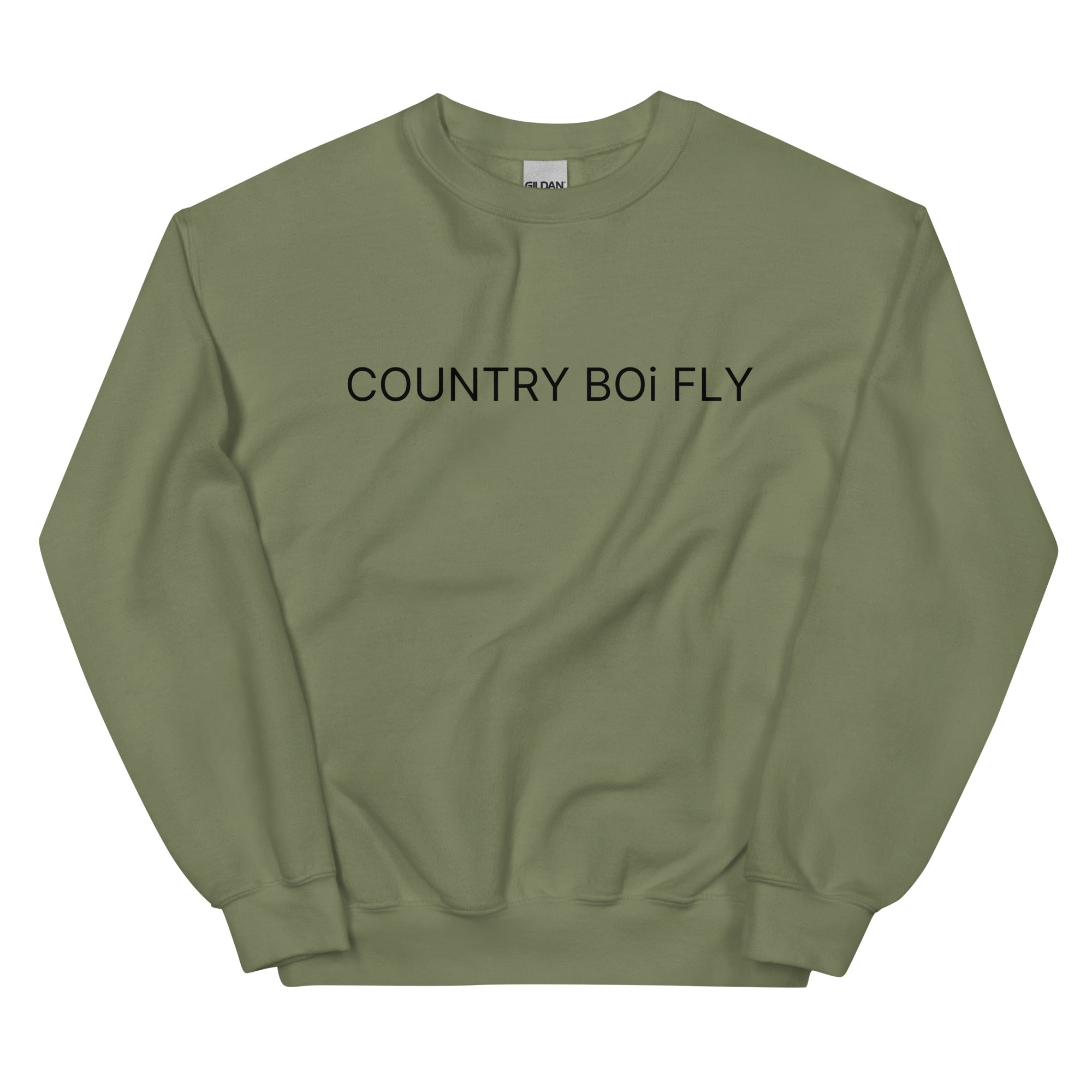 Send It! Unisex Sweatshirt - Military Green - Country Boi Fly