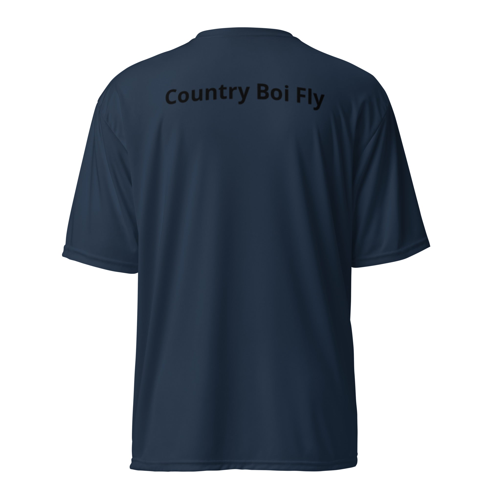 Born to Ride Unisex Dri-Fit Crew Neck T-Shirt - Navy