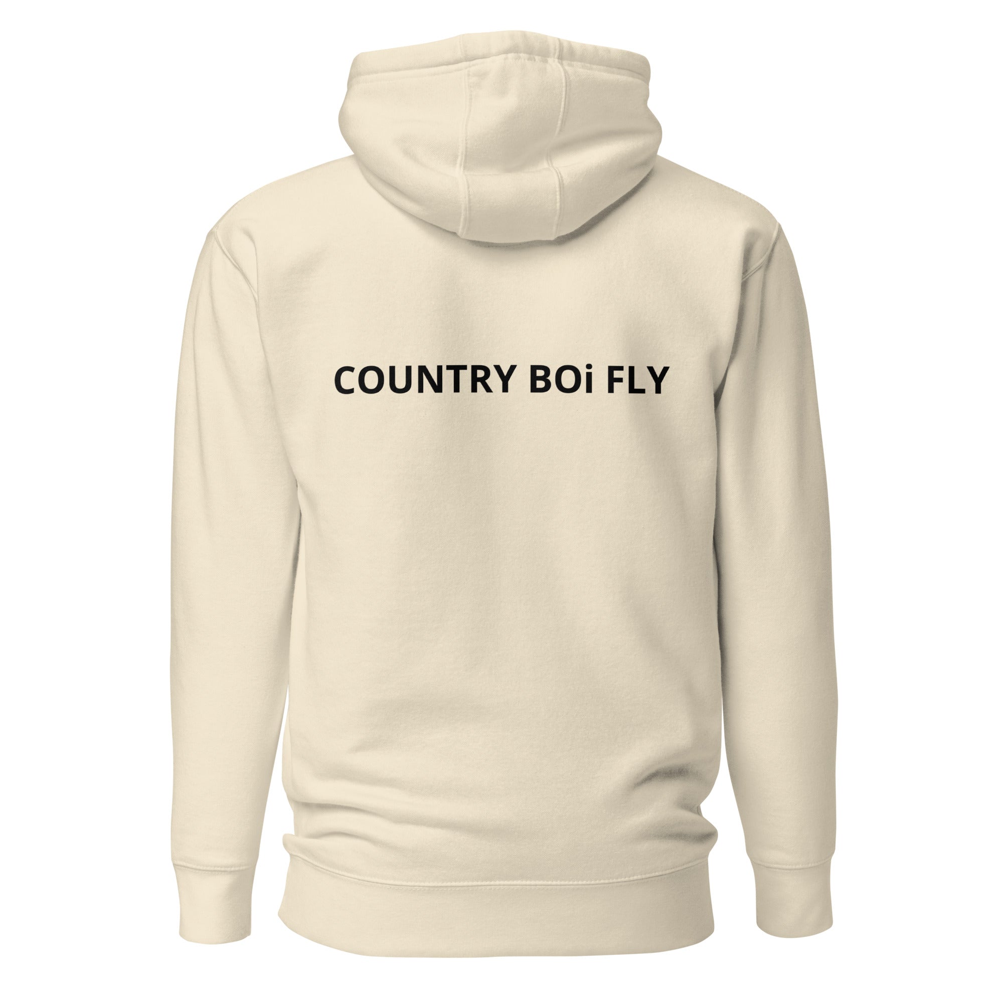 Born to Ride Unisex Hoodie - Beige