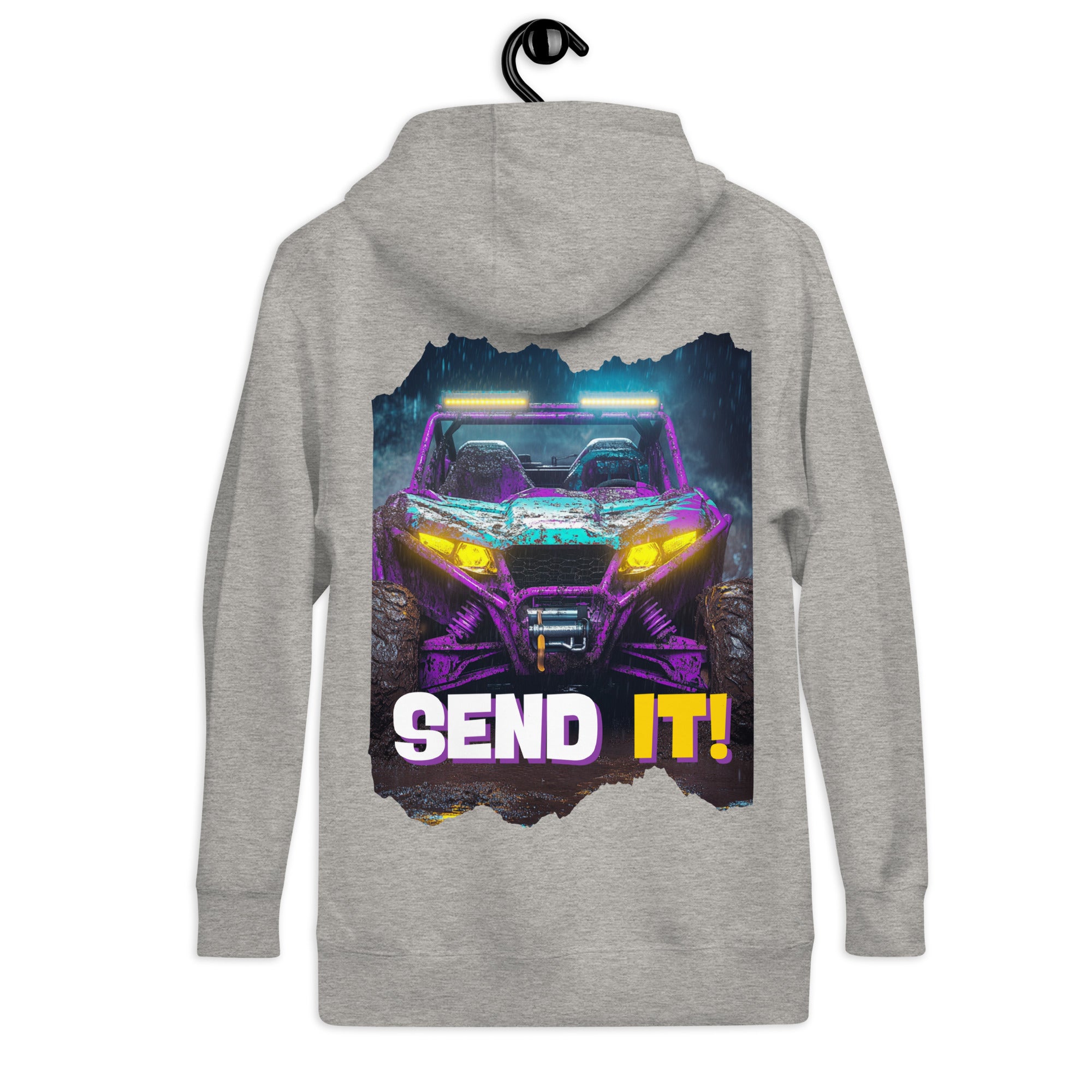 Send It! Unisex Hoodie - Light Gray - Country Boi Fly