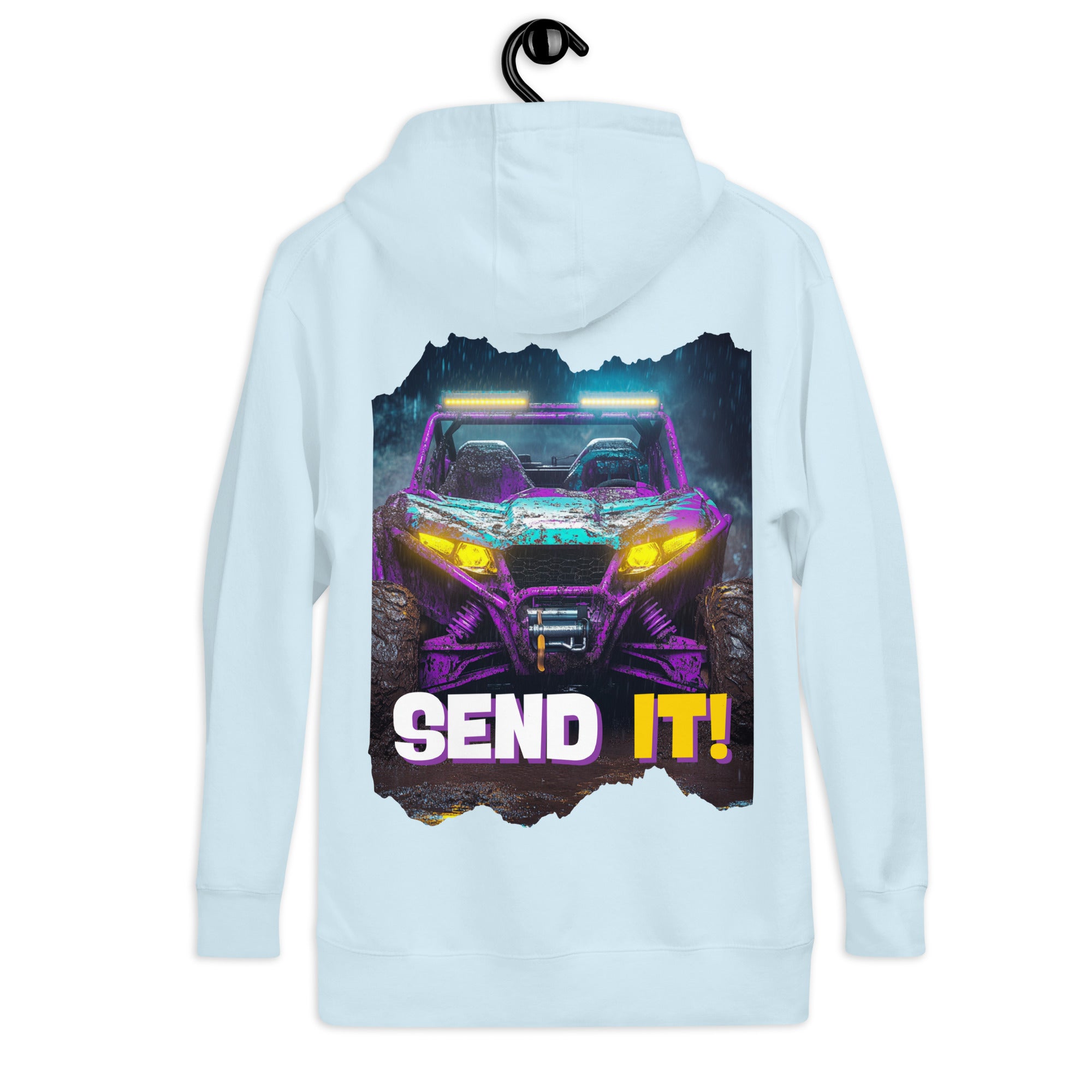 Send It! Unisex Hoodie - Light Blue - Country Boi Fly