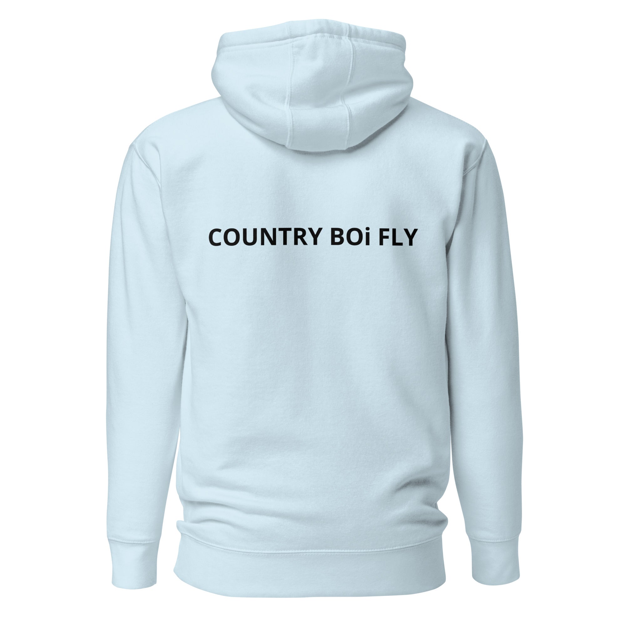 Born to Ride Unisex Hoodie - Light Blue