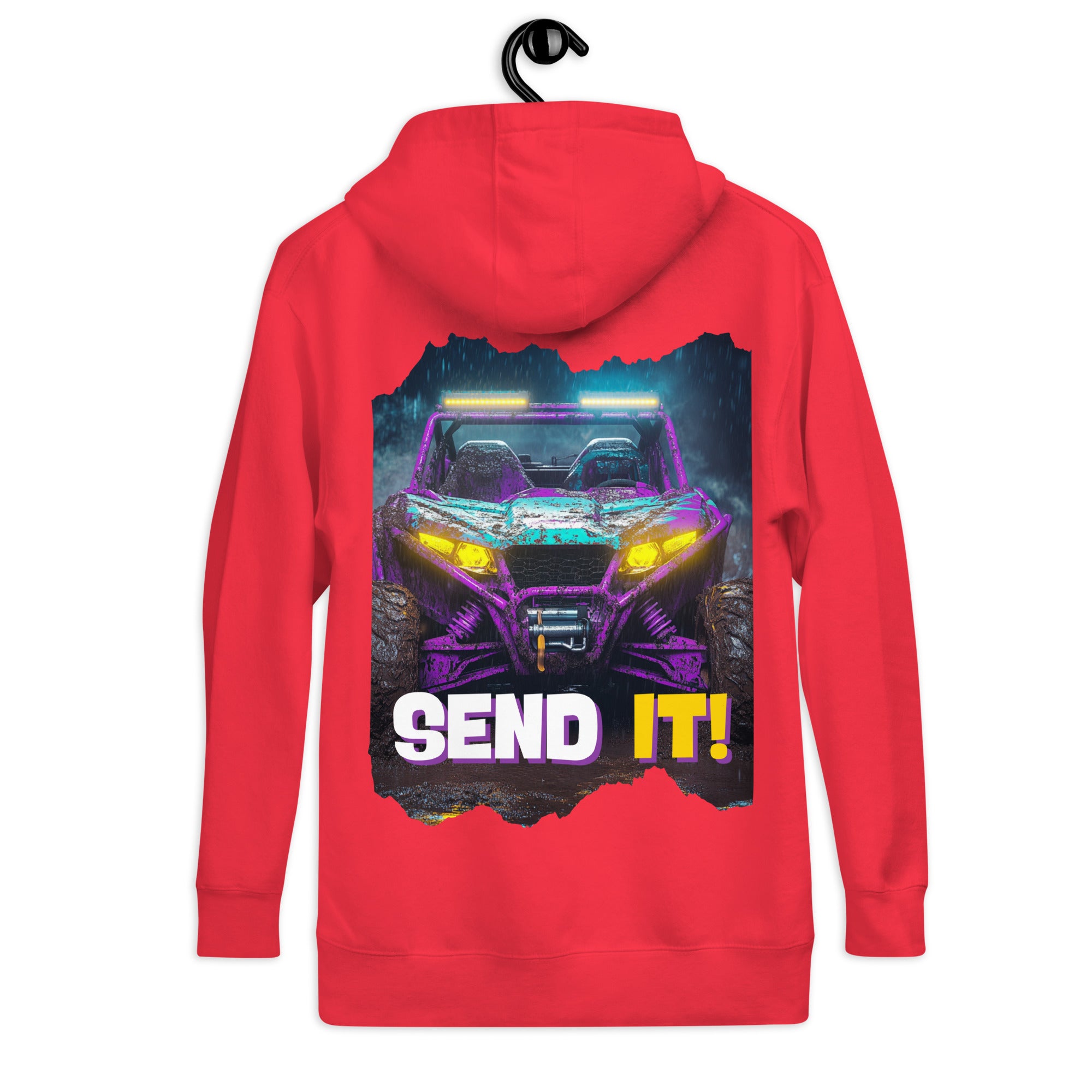 Send It! Unisex Hoodie - Red - Country Boi Fly