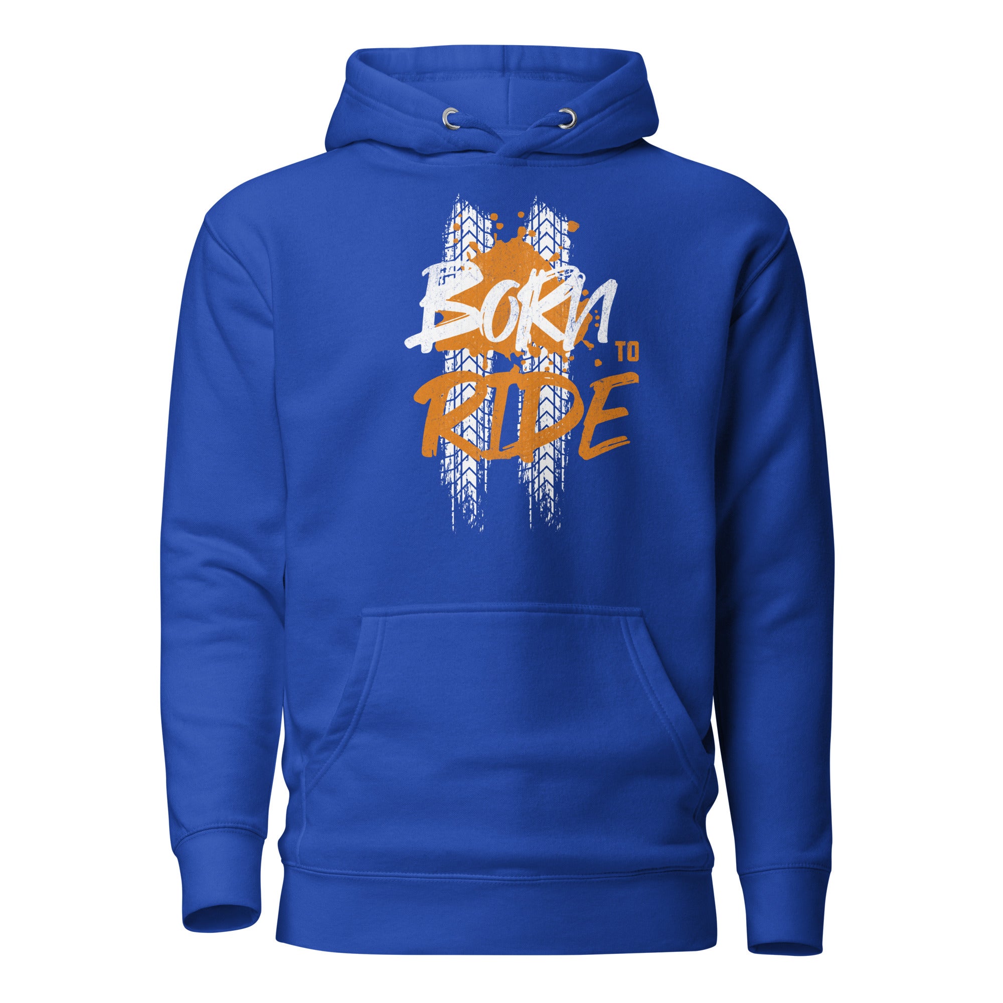 Born to Ride Unisex Hoodie - Royal Blue