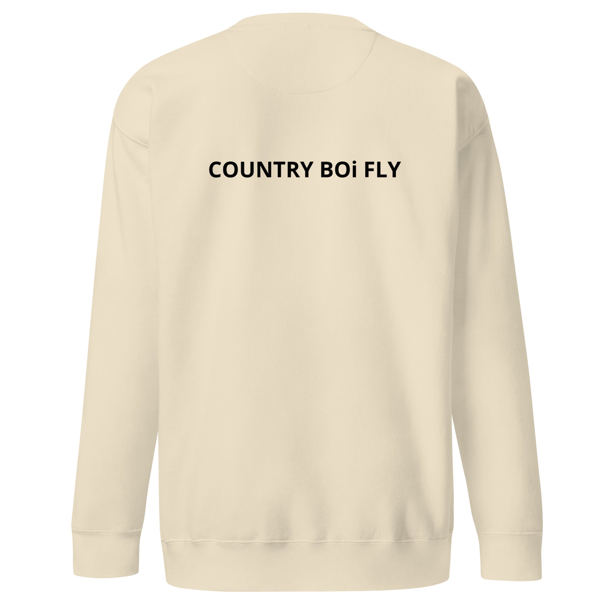 Born to Ride Unisex Premium Sweatshirt - Beige