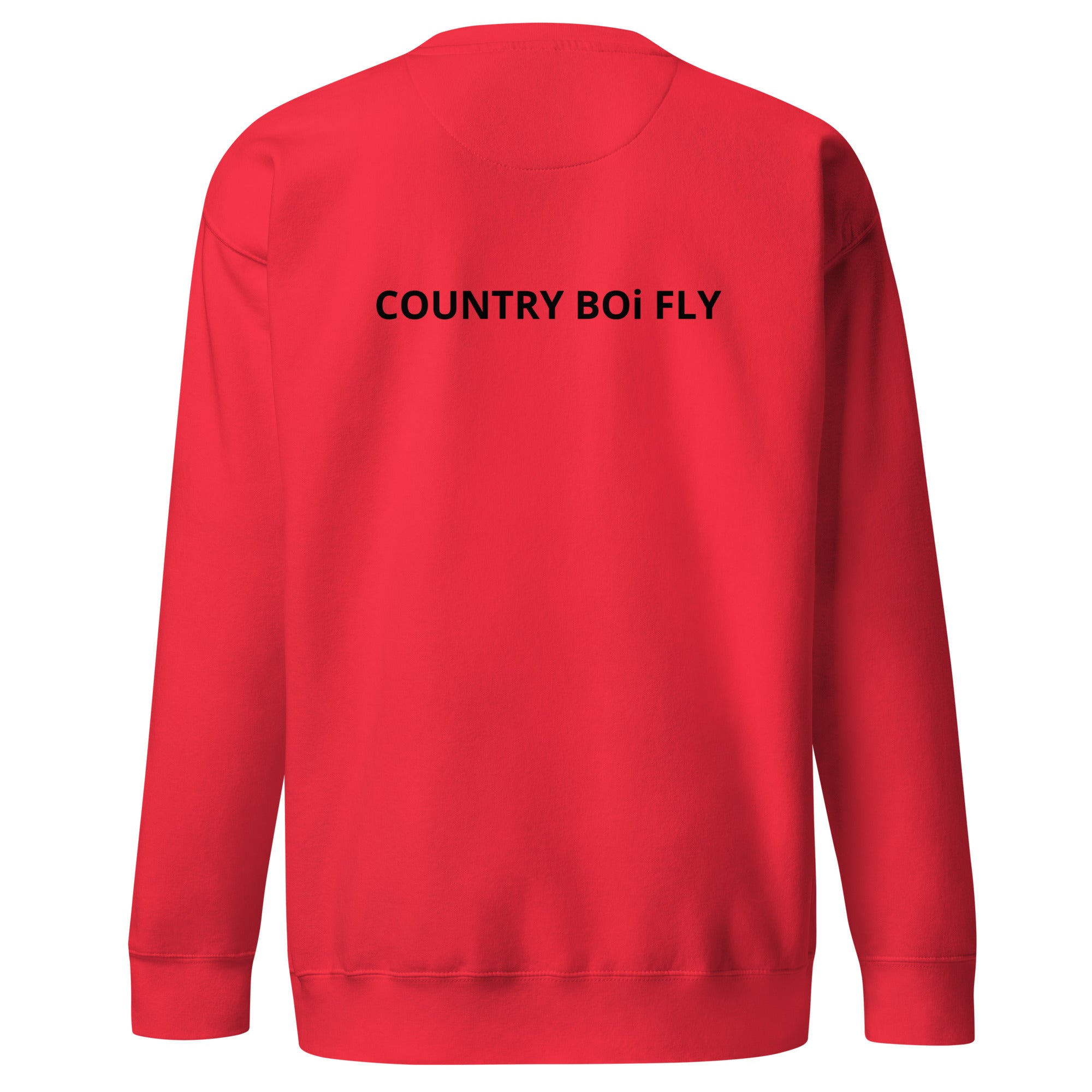 Born to Ride Unisex Premium Sweatshirt - Red