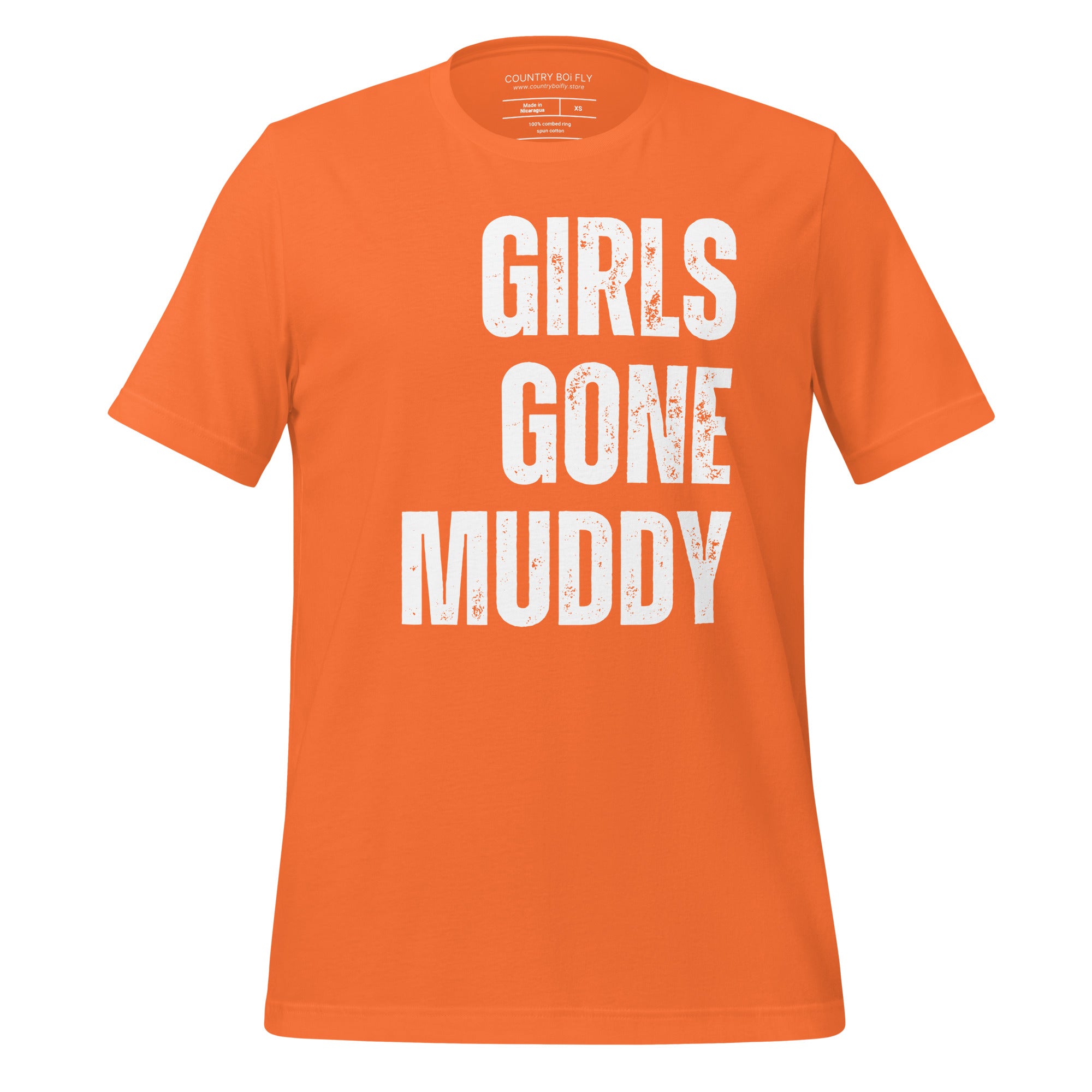 Girls Gone Muddy Unisex T-Shirt - White Print