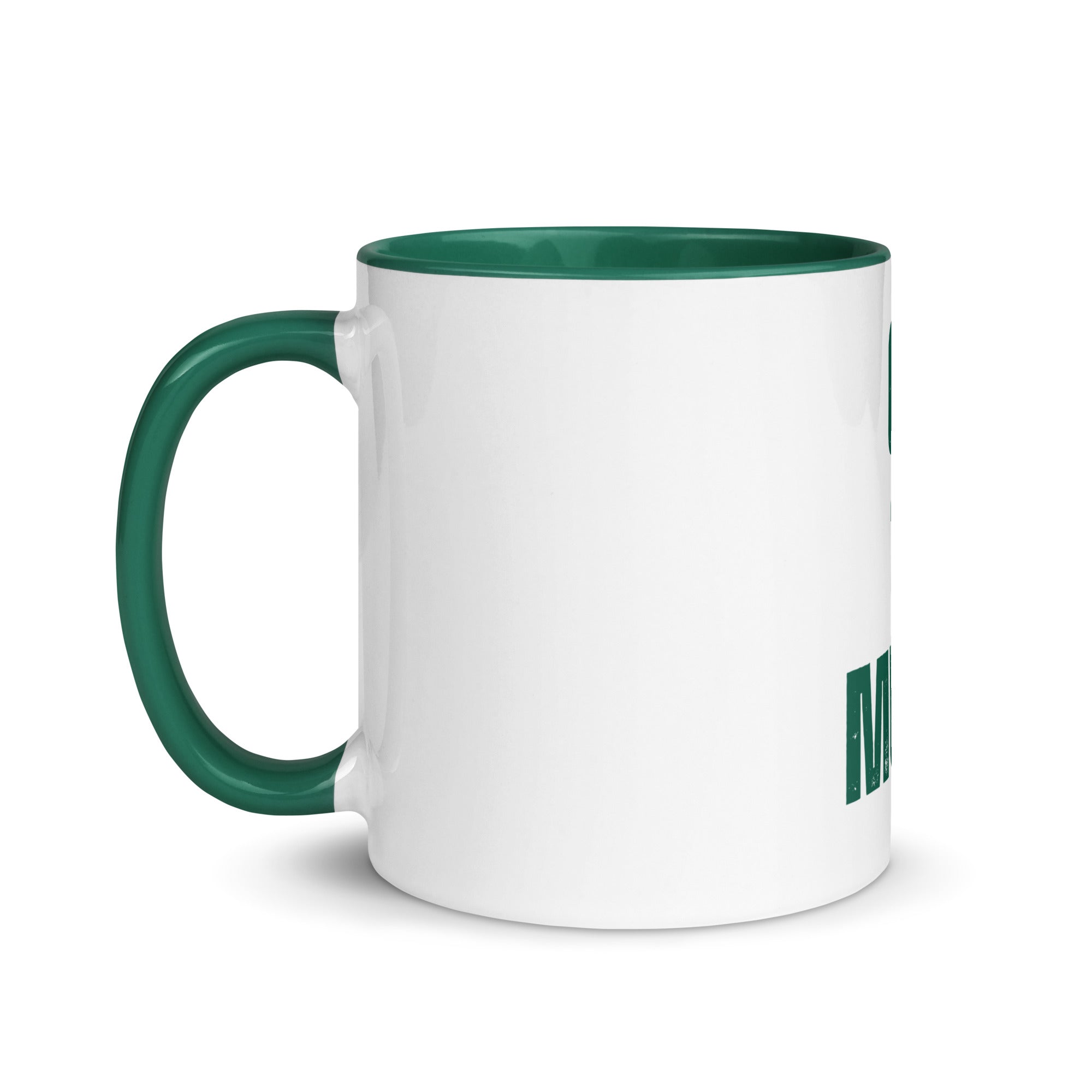 Girls Gone Muddy Mug - White | Dark Green