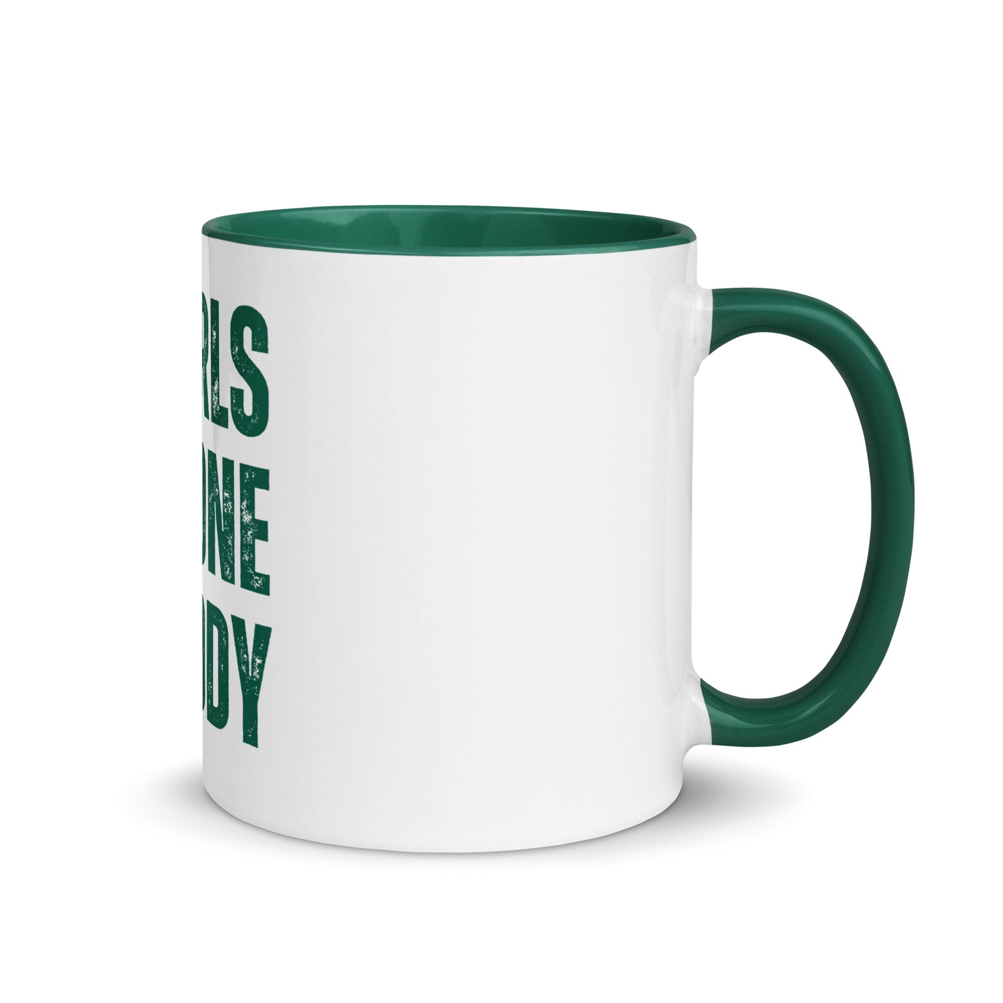 Girls Gone Muddy Mug - White | Dark Green