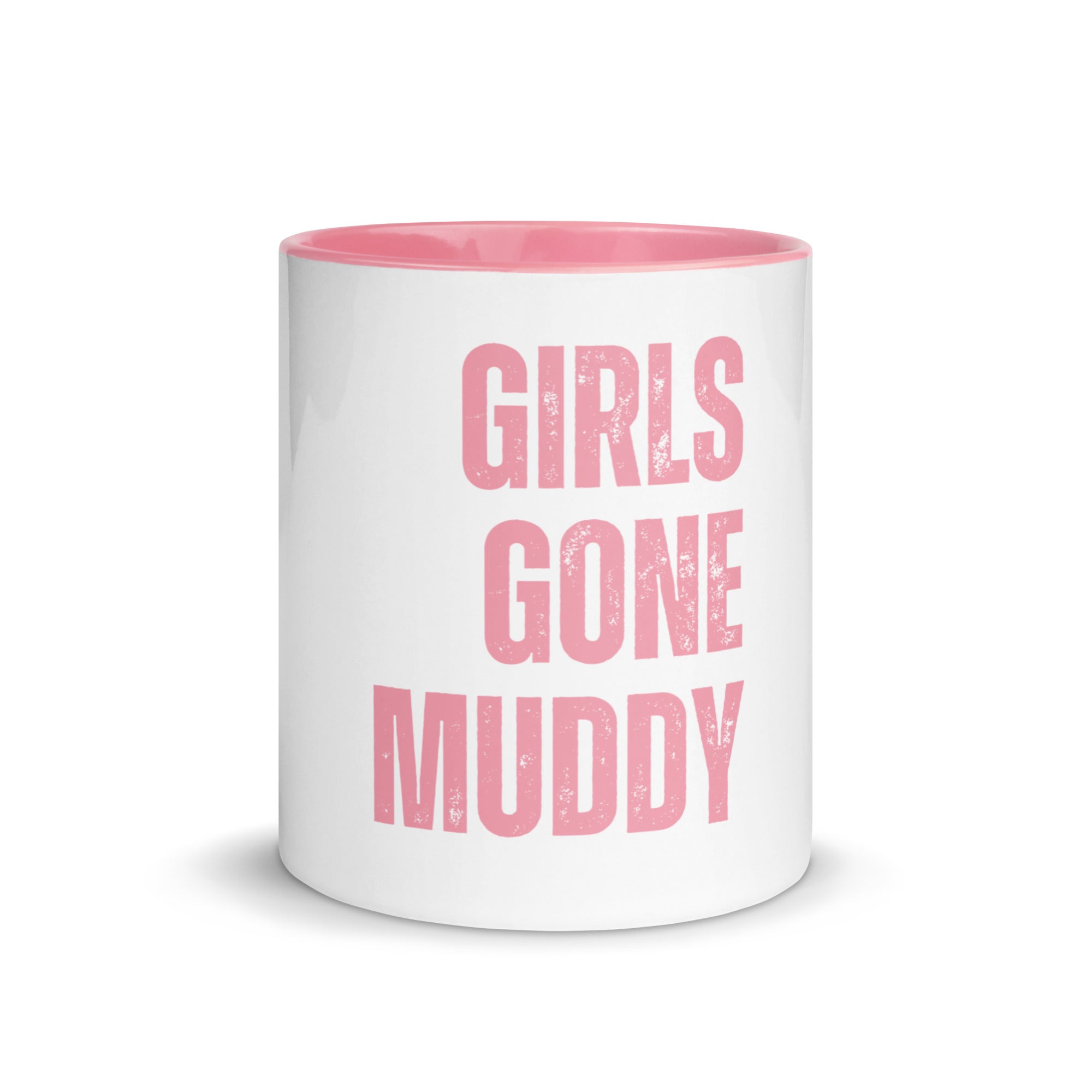Girls Gone Muddy Mug - White | Pink