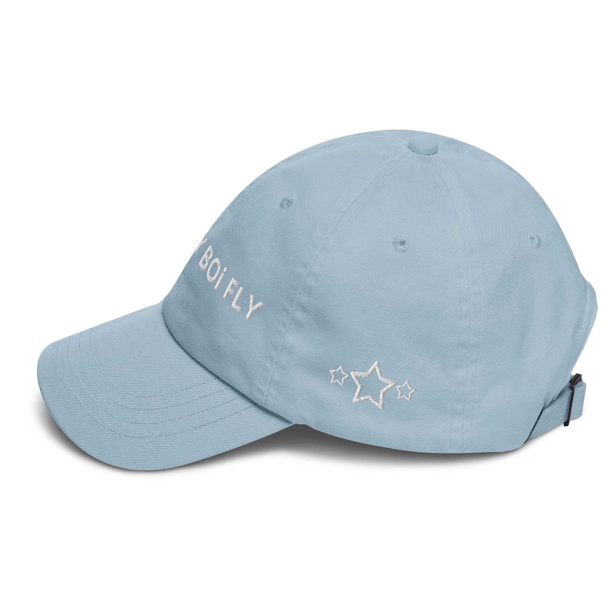 COUNTRY BOi FLY Dad Hat - Light Blue with White Print - Country Boi Fly