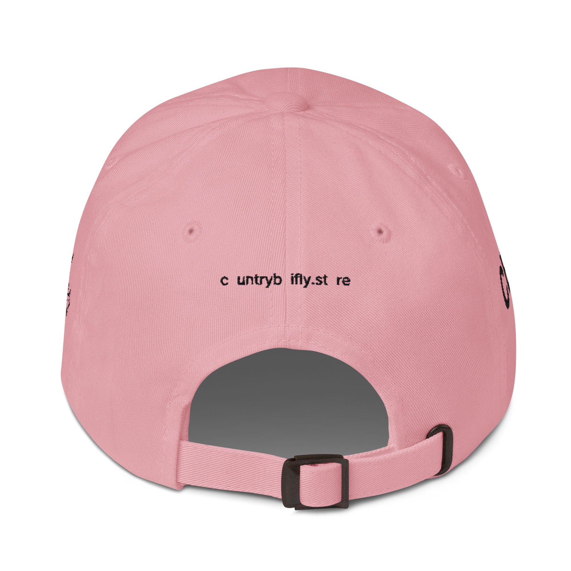COUNTRY BOi FLY Dad Hat - Pink with Black Print - Country Boi Fly