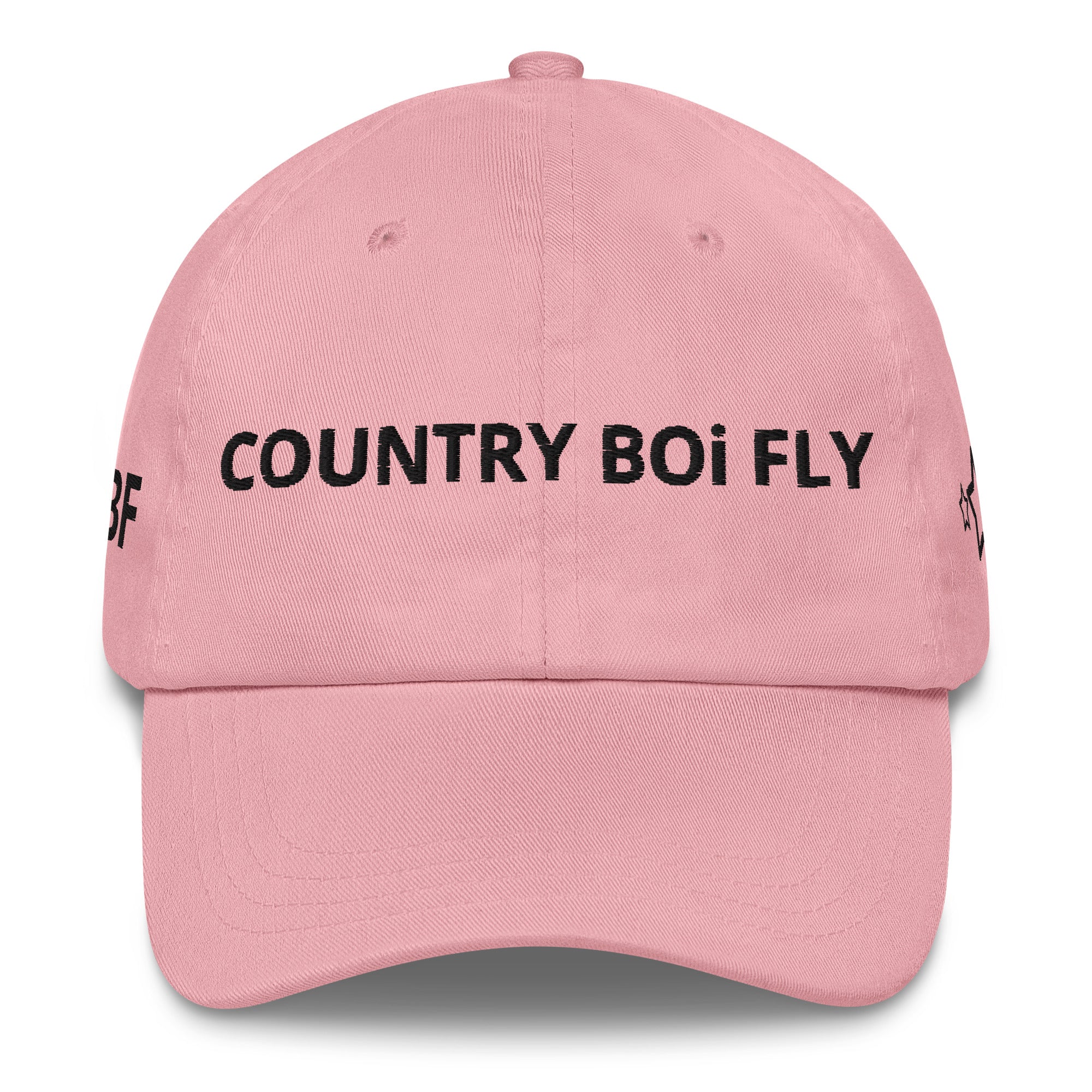 COUNTRY BOi FLY Dad Hat - Pink with Black Print - Country Boi Fly