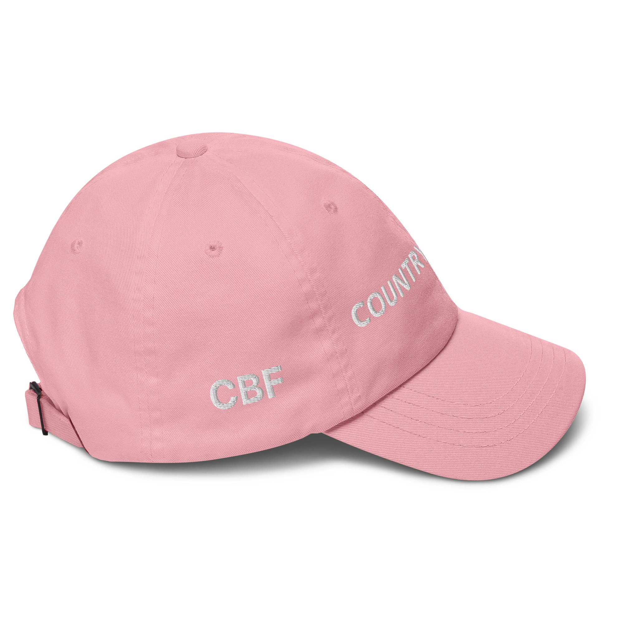 COUNTRY BOi FLY Dad Hat - Pink with White Print - Country Boi Fly