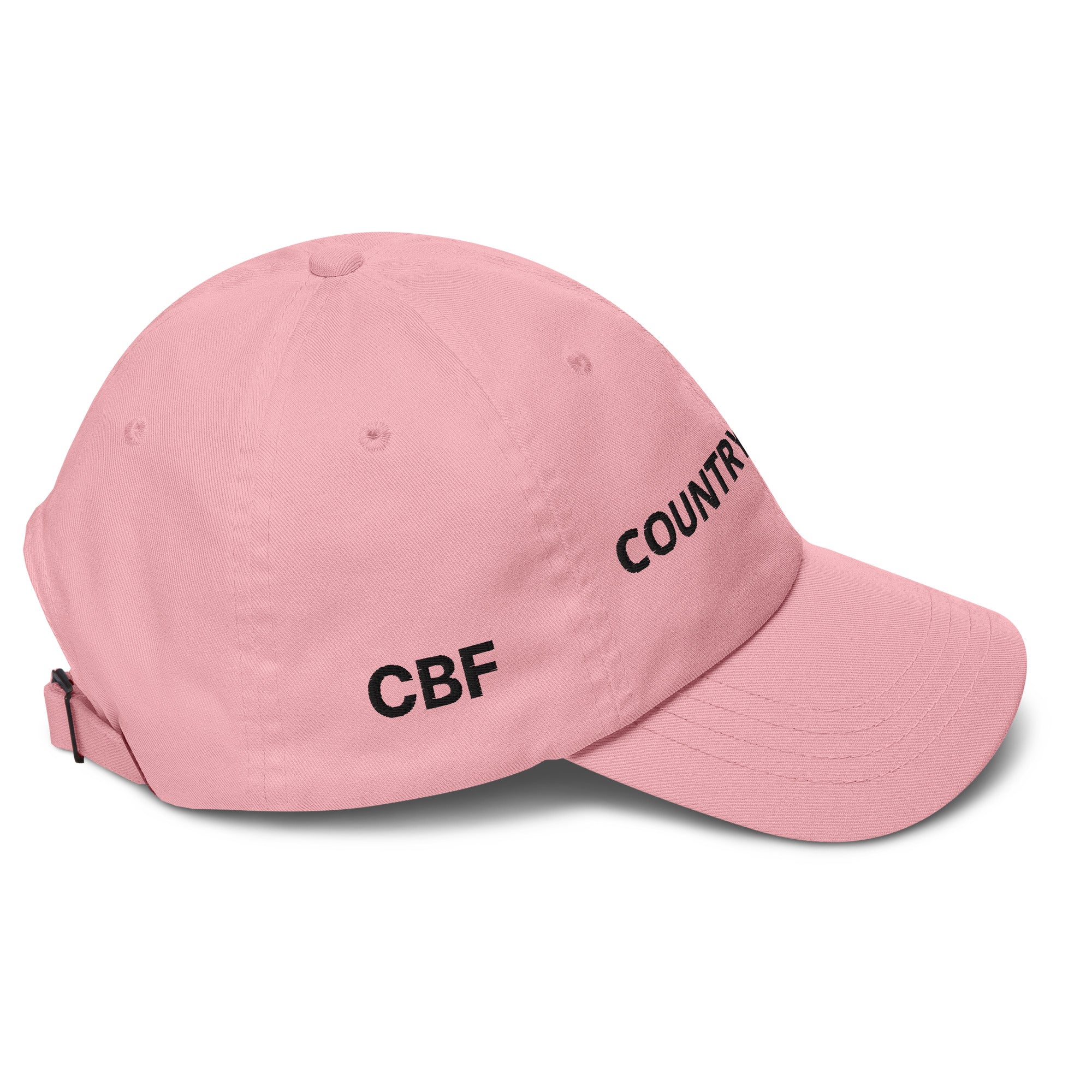 COUNTRY BOi FLY Dad Hat - Pink with Black Print - Country Boi Fly
