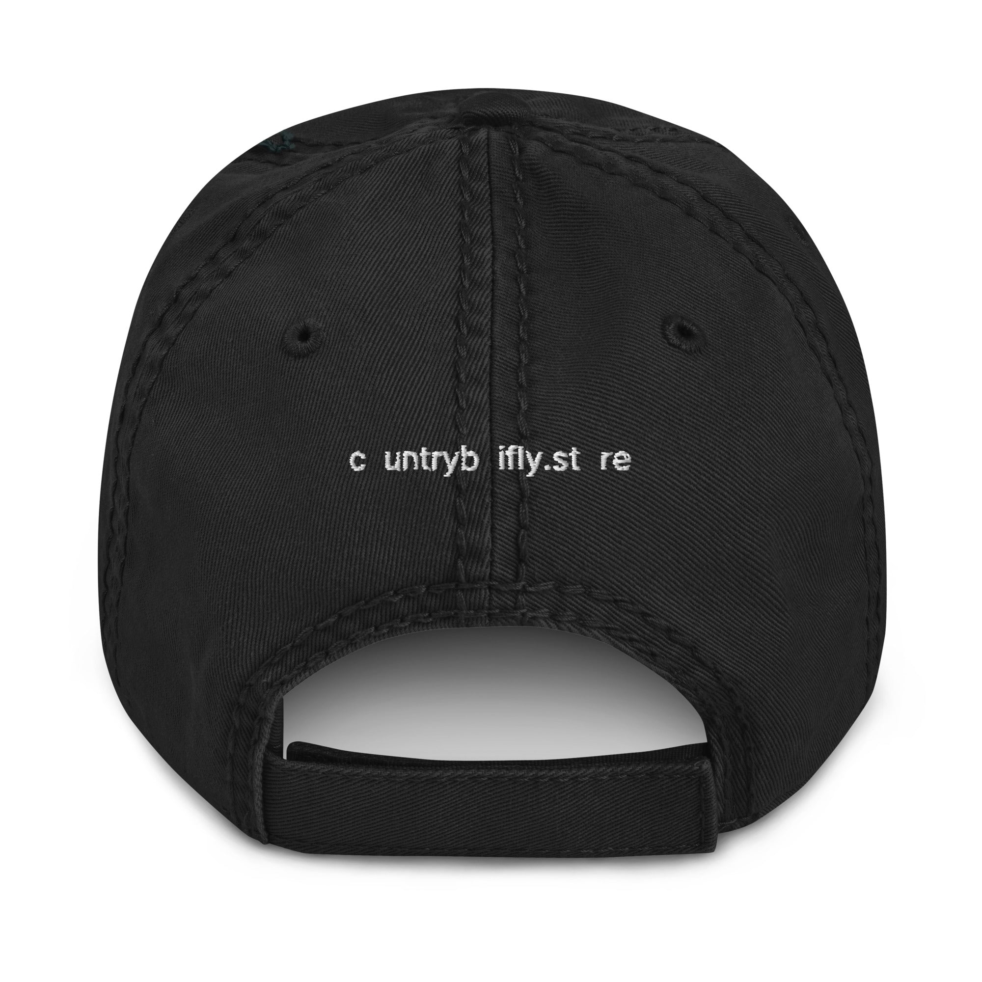 Save A Horse, Ride A Country Boy Distressed Dad Hat - White Print - Country Boi Fly