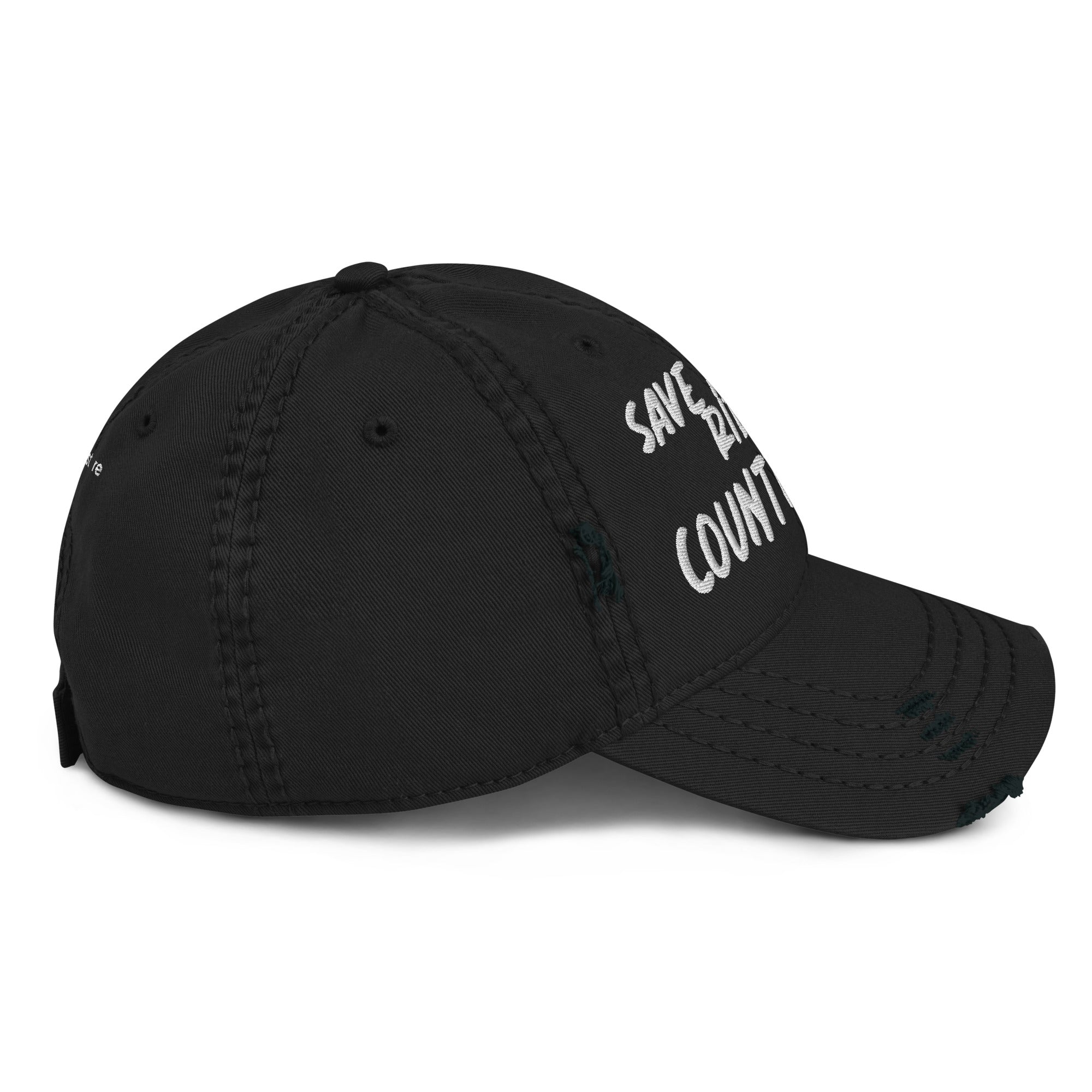 Save A Horse, Ride A Country Boy Distressed Dad Hat - White Print - Country Boi Fly