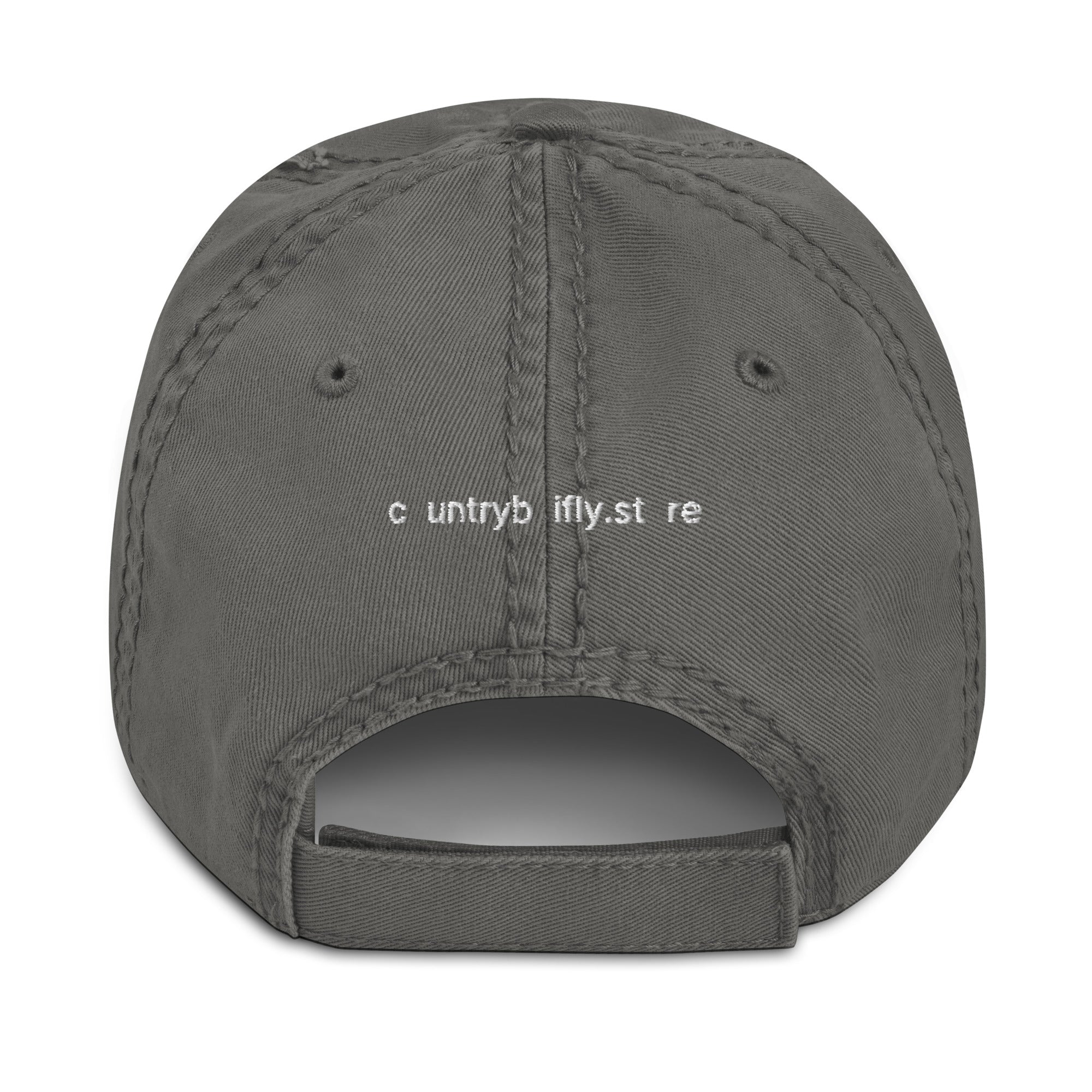 Save A Horse, Ride A Country Boy Distressed Dad Hat - Red & White Print - Country Boi Fly