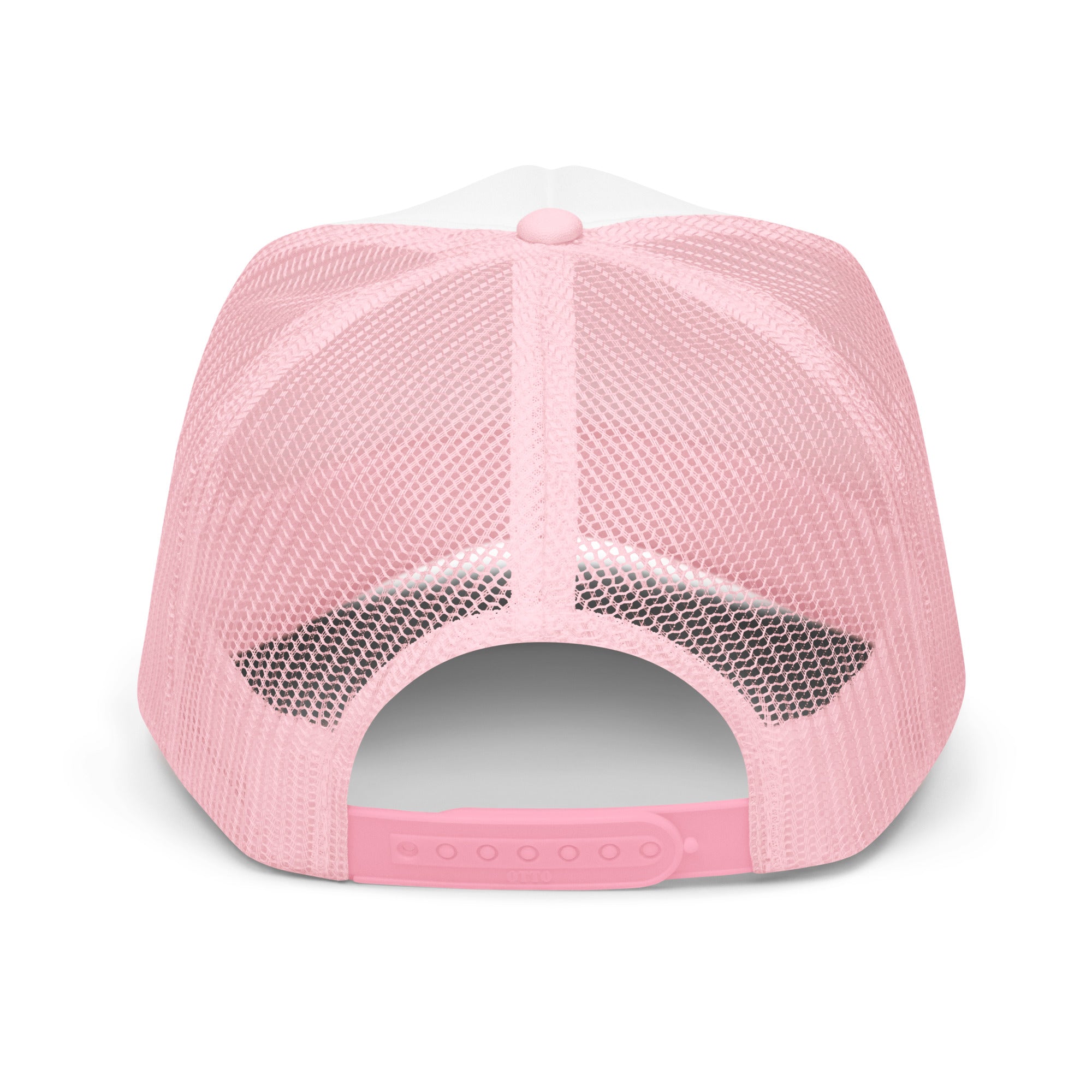 Save A Horse Foam Trucker Hat - Pink & White W/ Black Print - Country Boi Fly