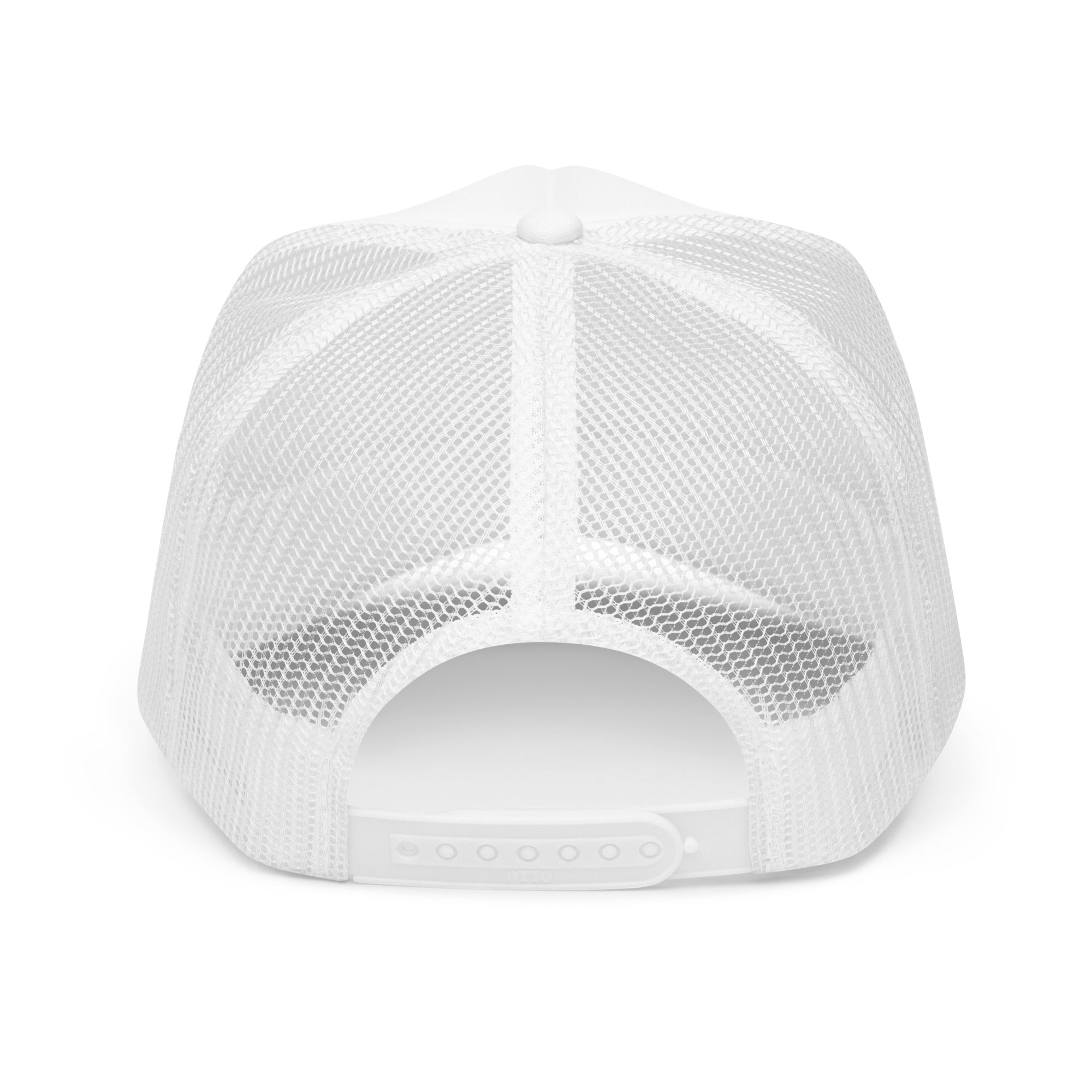 Country Boi Fly Foam Trucker Hat - White