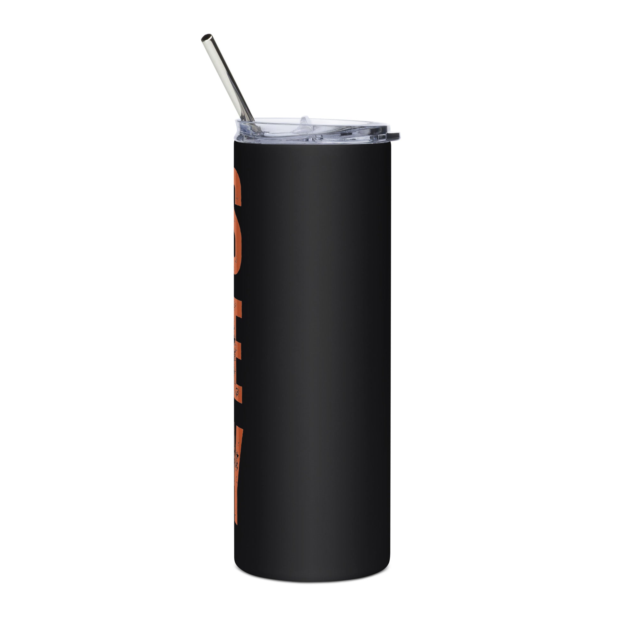 Girls Gone Muddy Stainless Steel Tumbler | Orange Print