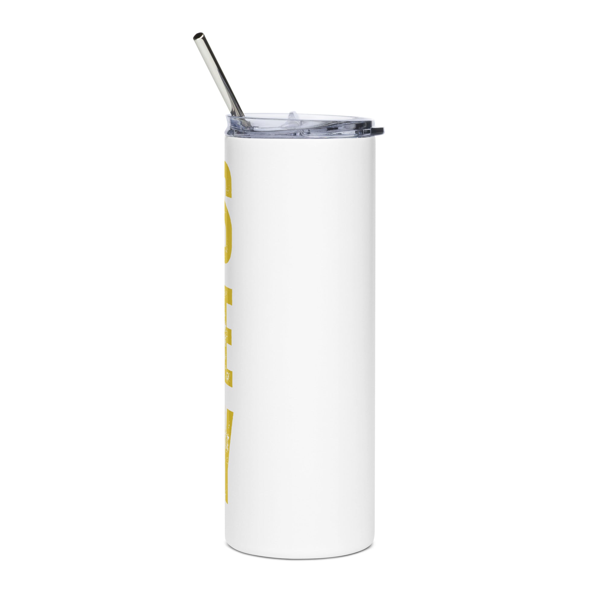 Girls Gone Muddy Stainless Steel Tumbler | Yellow Print
