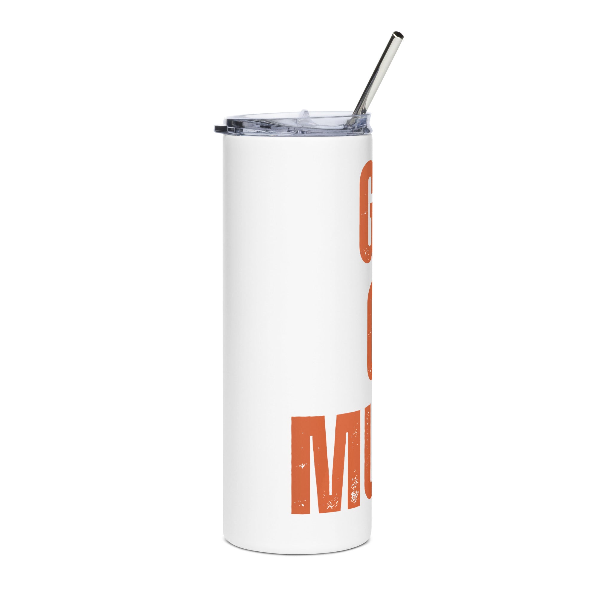 Girls Gone Muddy Stainless Steel Tumbler | Orange Print