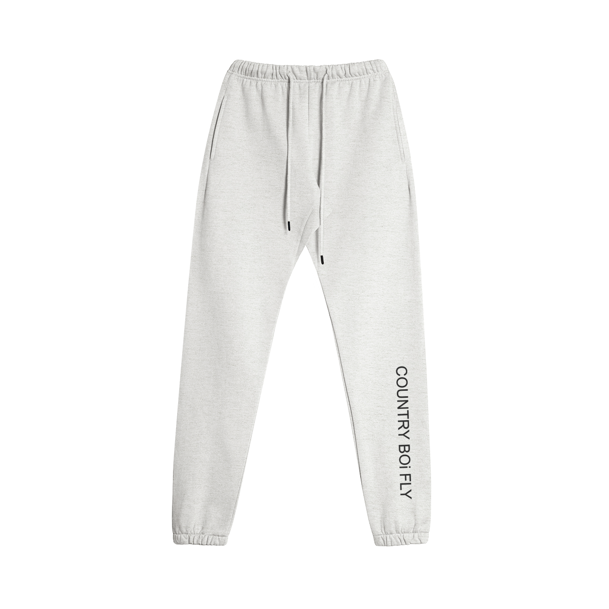 Country Boi Fly Fleece-Lined Sweatpants - Black Print