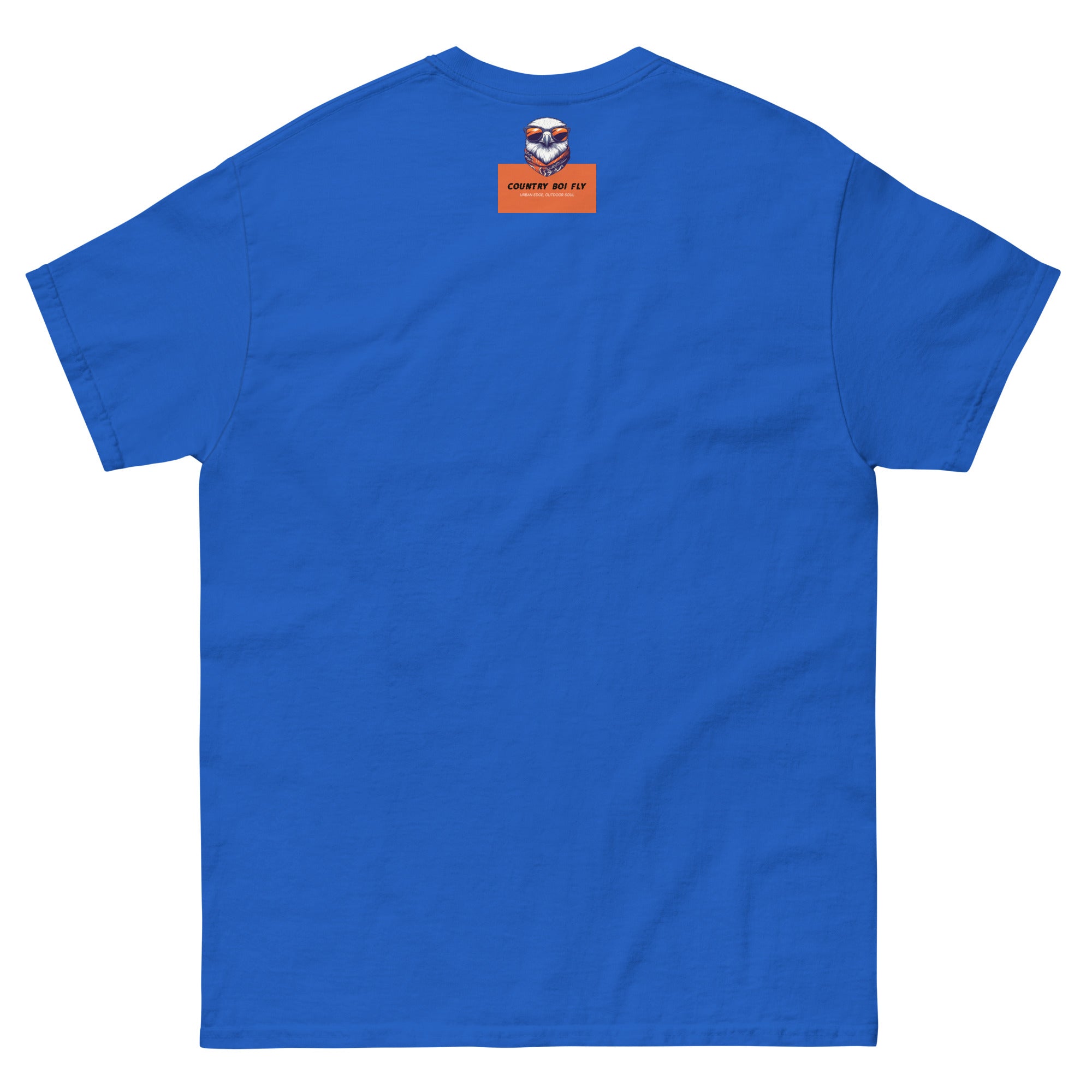 Mud, Sweat, and Beers Unisex Classic Tee - Royal Blue with White Print - Country Boi Fly