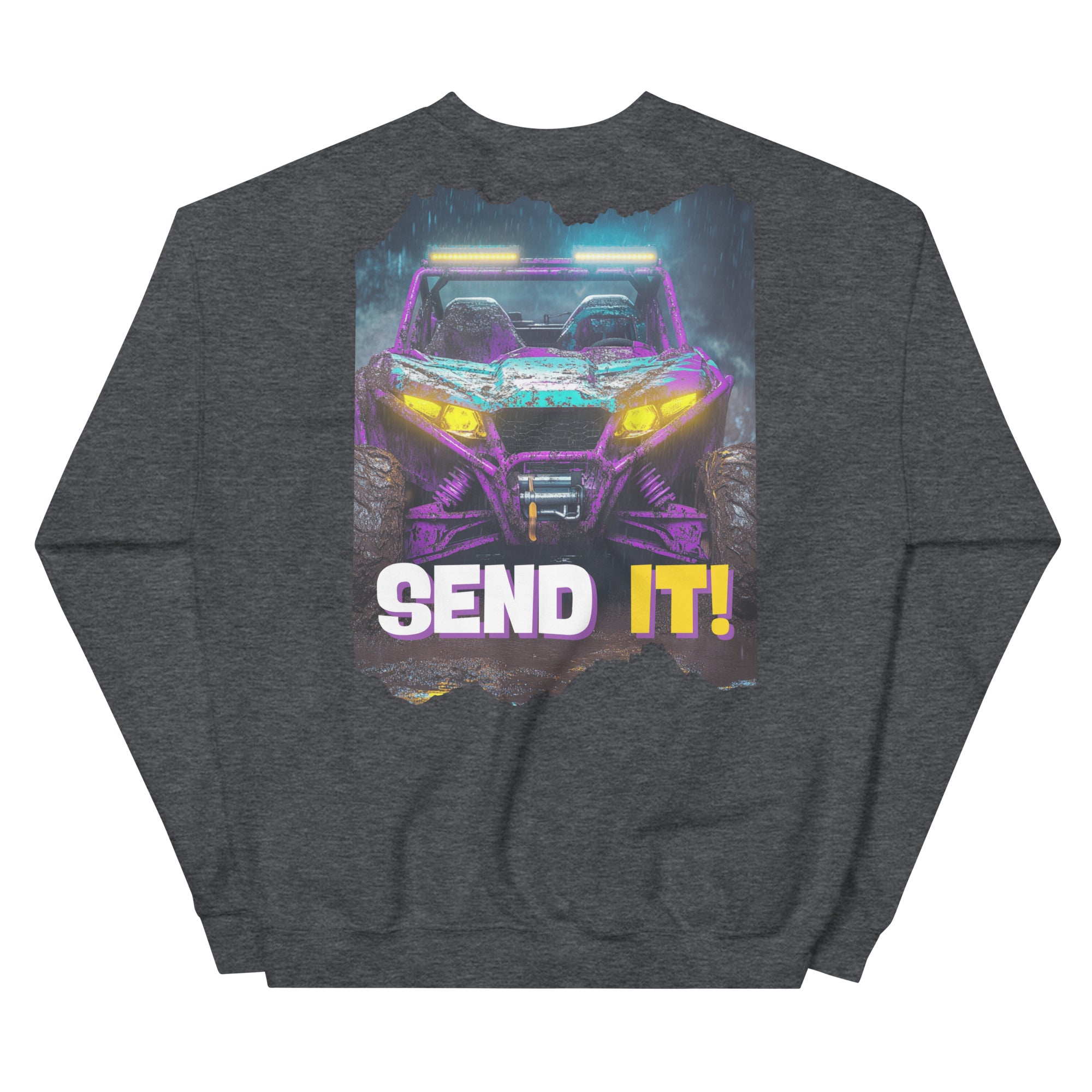 Send It! Unisex Sweatshirt - Dark Gray - Country Boi Fly