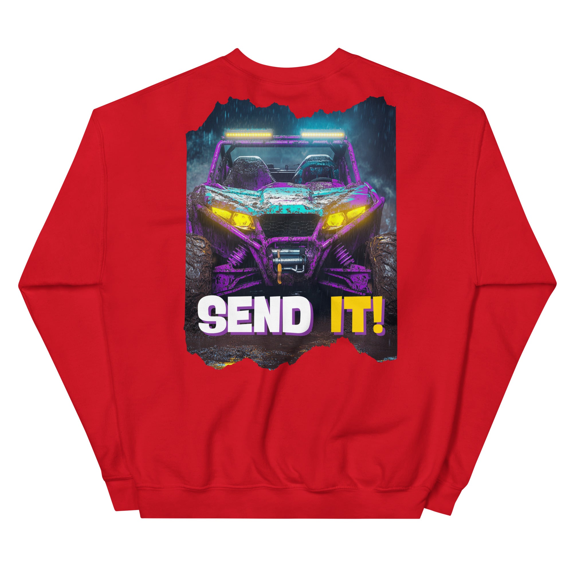 Send It! Unisex Sweatshirt - Red - Country Boi Fly