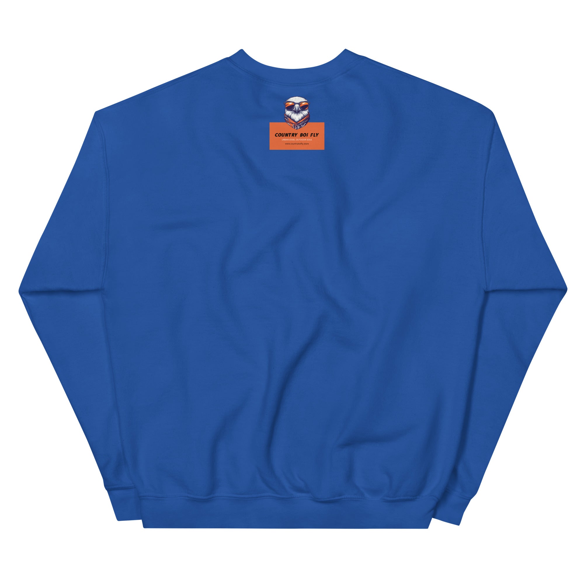 Mud, Sweat, and Beers Unisex Sweatshirt - Royal Blue with Black Print - Country Boi Fly