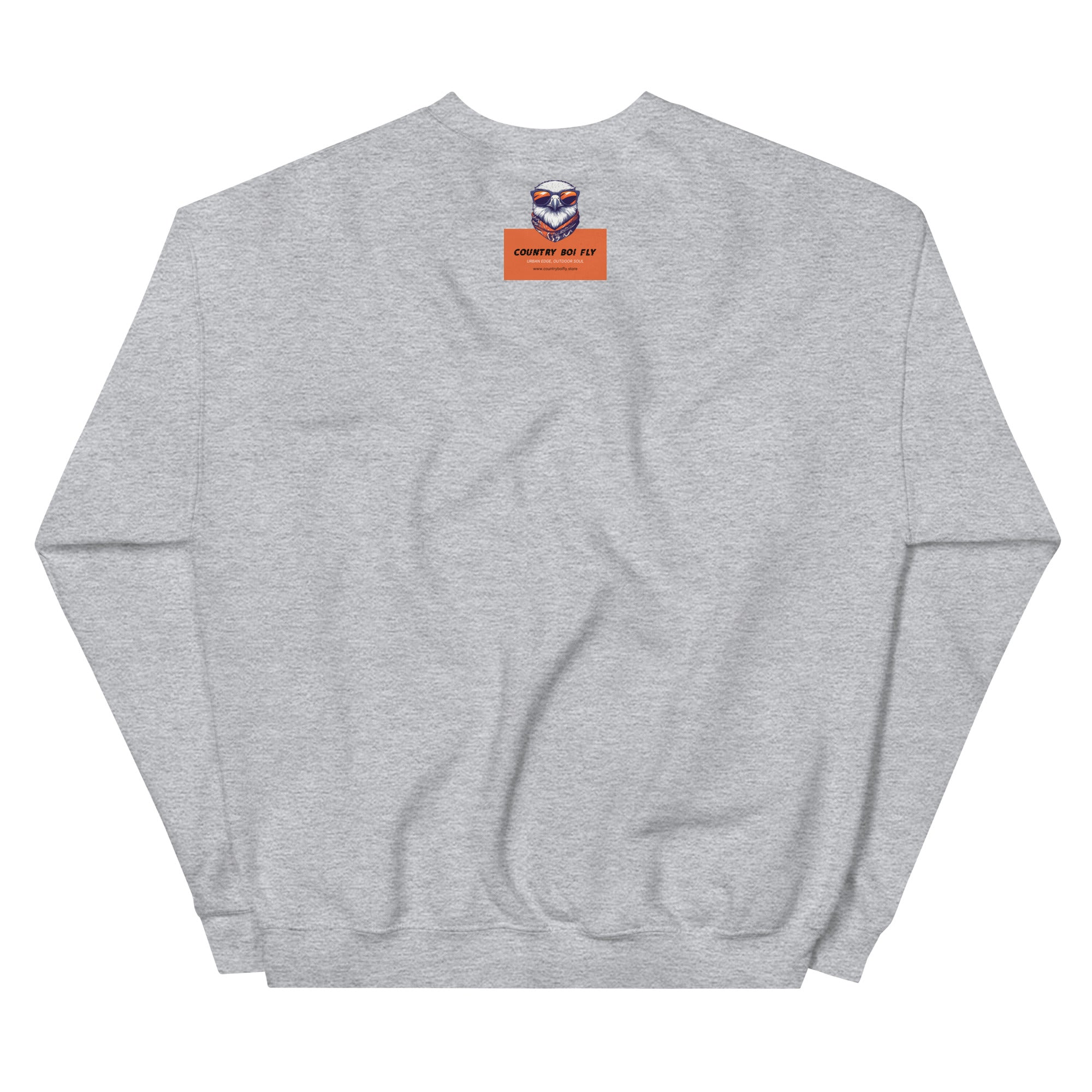 Mud, Sweat, and Beers Unisex Sweatshirt - Gray with White Print - Country Boi Fly