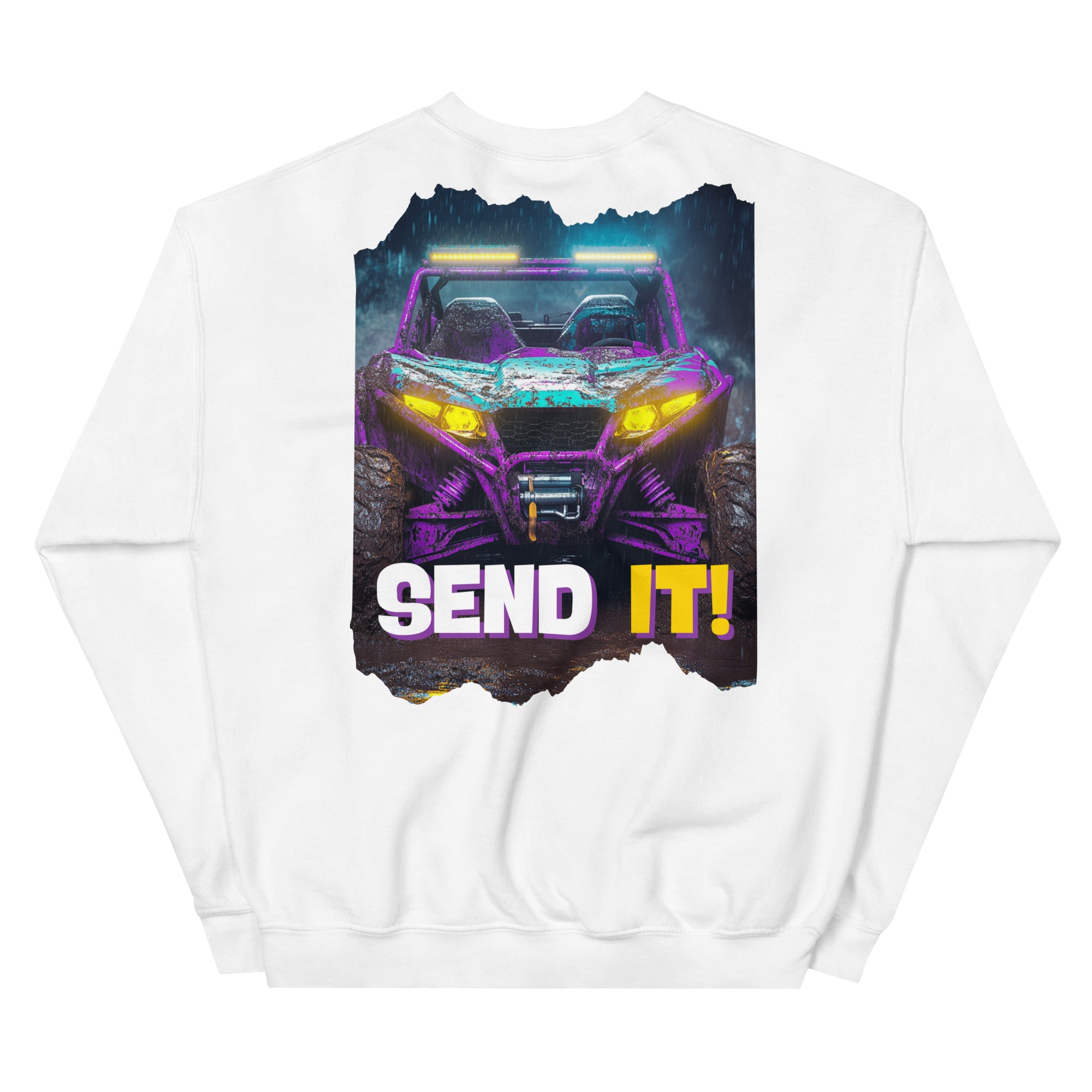 Send It! Unisex Sweatshirt - White - Country Boi Fly