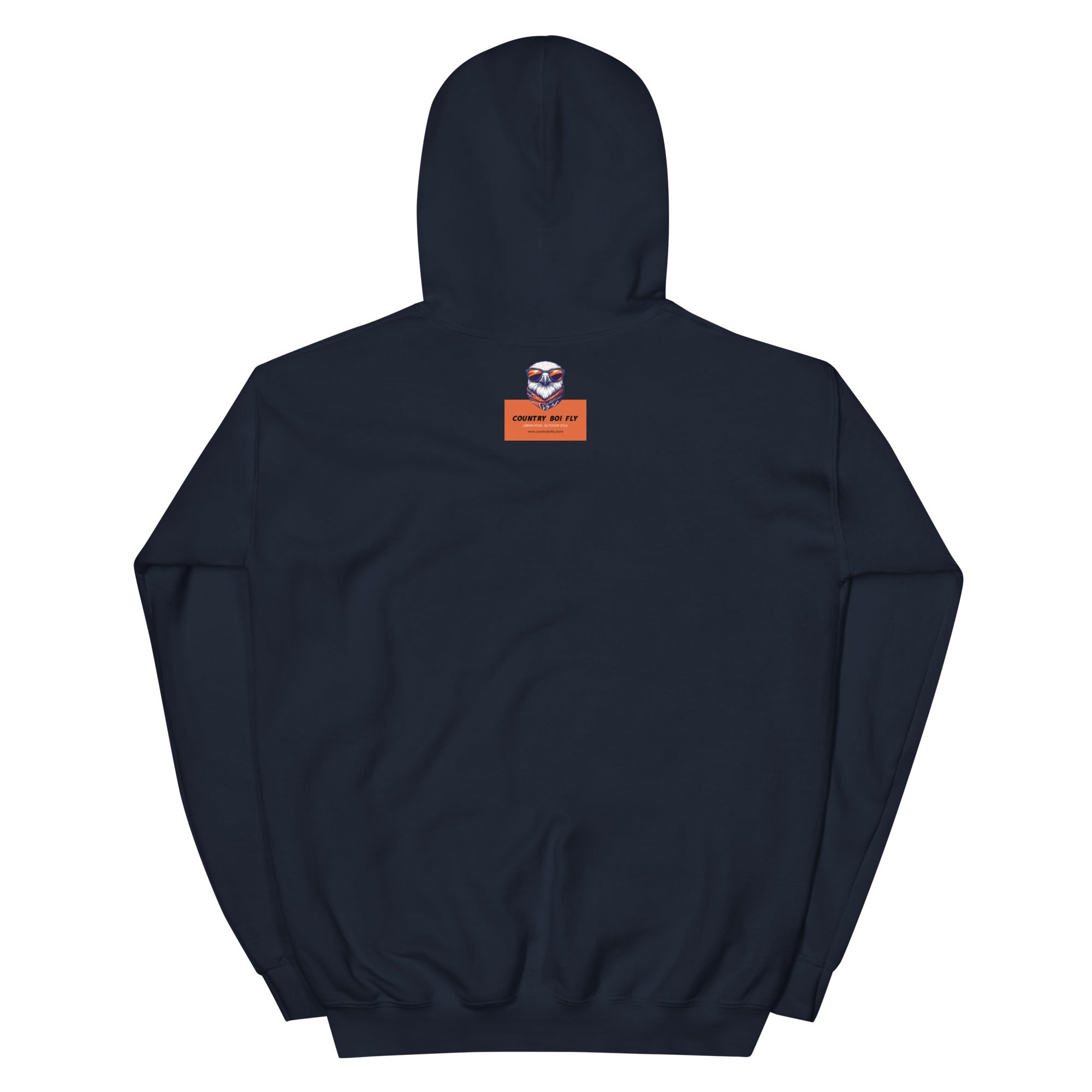 Mud, Sweat, and Beers Unisex Hoodie - Navy with White Print - Country Boi Fly