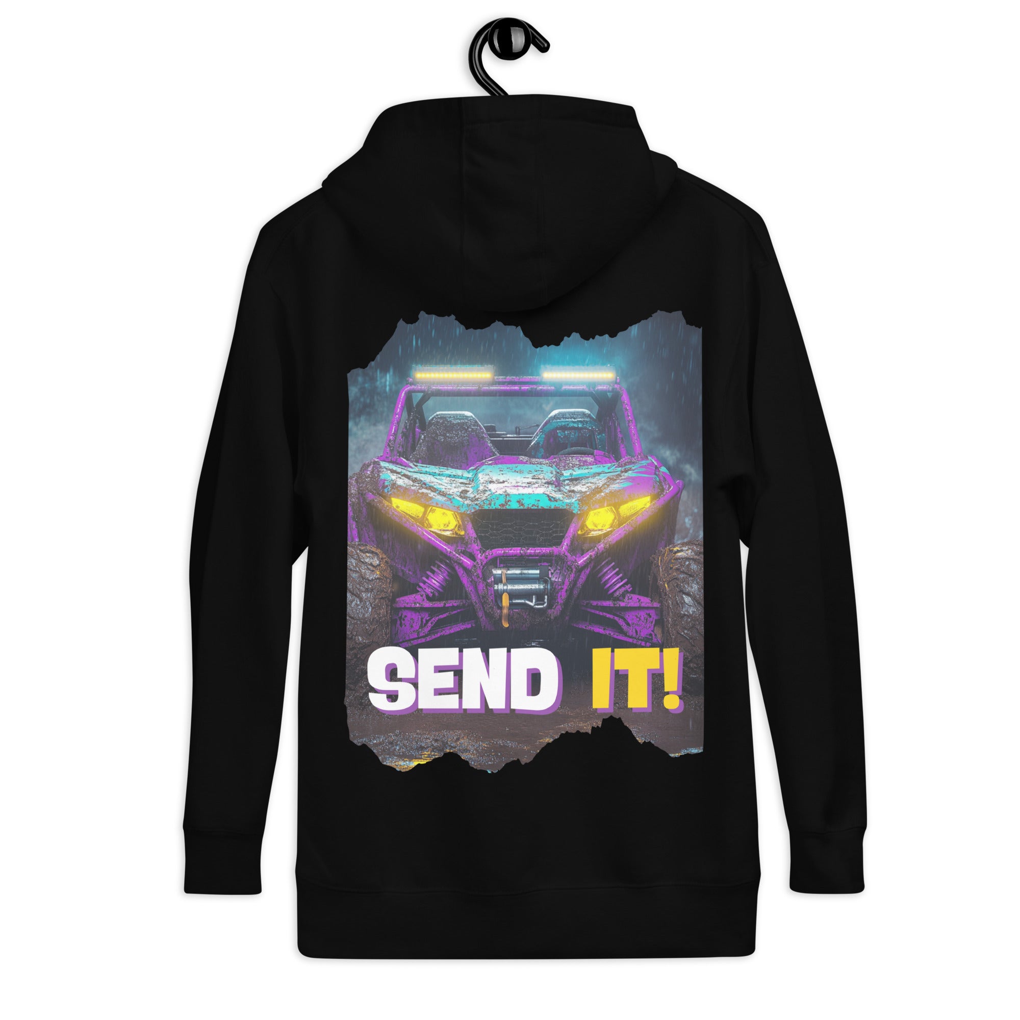 Send It! Unisex Hoodie - Black - Country Boi Fly