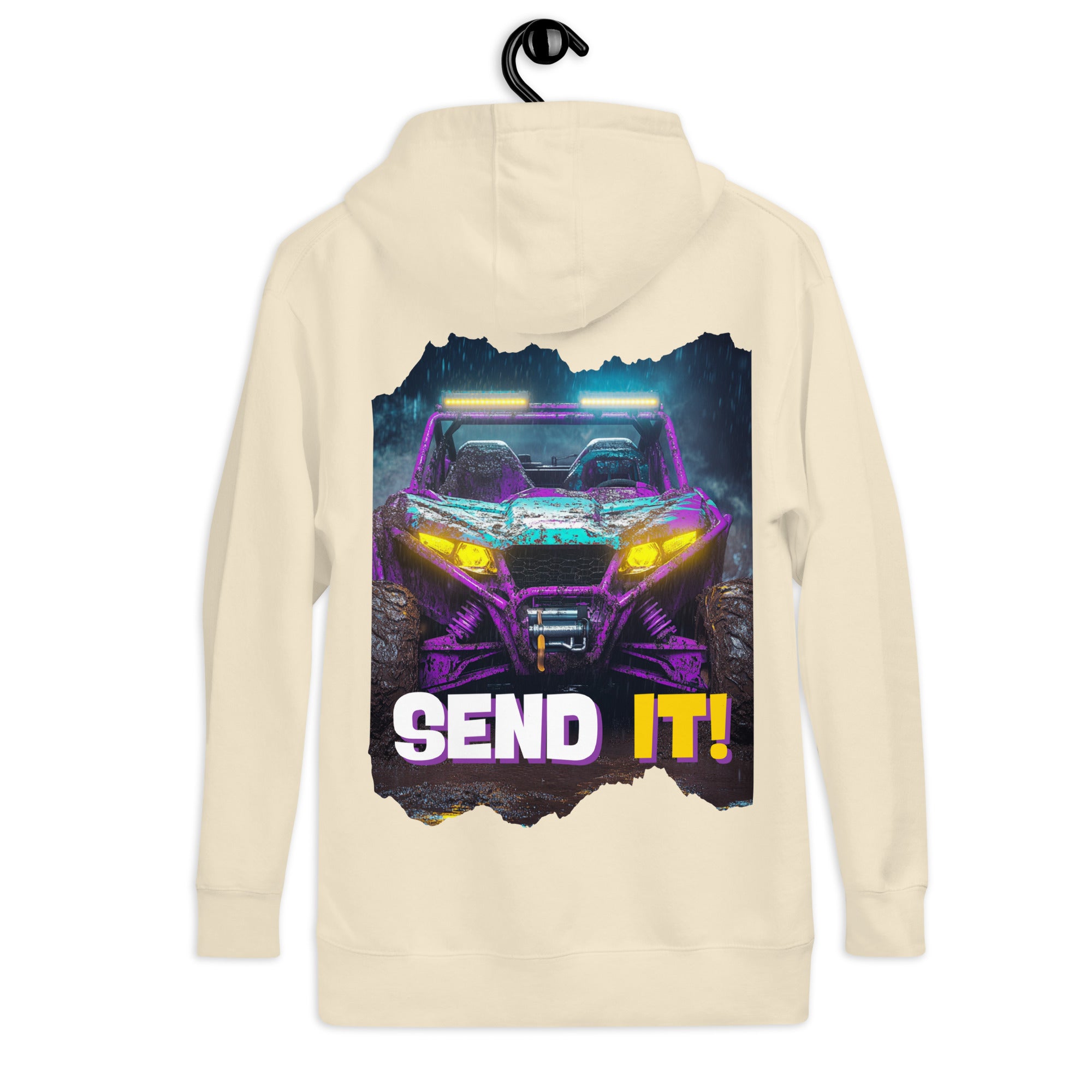 Send It! Unisex Hoodie - Cream - Country Boi Fly