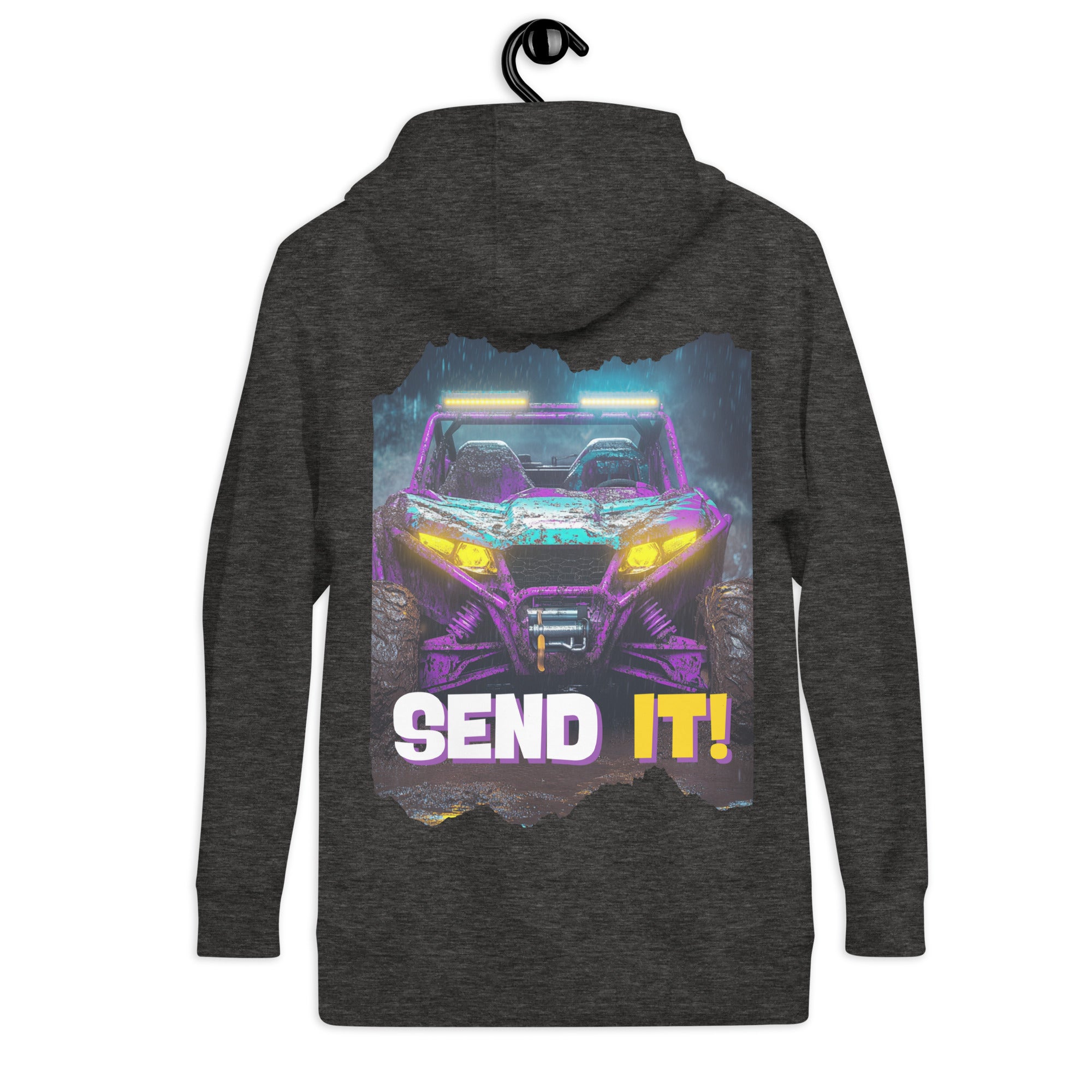 Send It! Unisex Hoodie - Dark Gray - Country Boi Fly